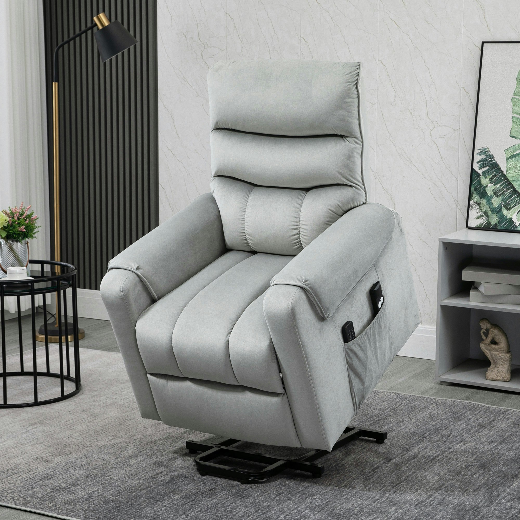 Rackhams Power Lift Chair, Rise And Recliner Chair With Remote Control