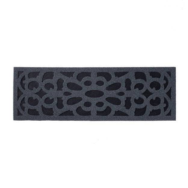 Rackhams Grey Victorian Style Eco-Friendly Rubber Step Mat - Single Mat - Image 2