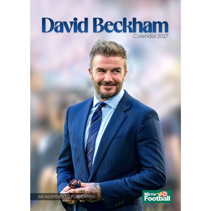David Beckham A3 Calendar 2027 - Image 3