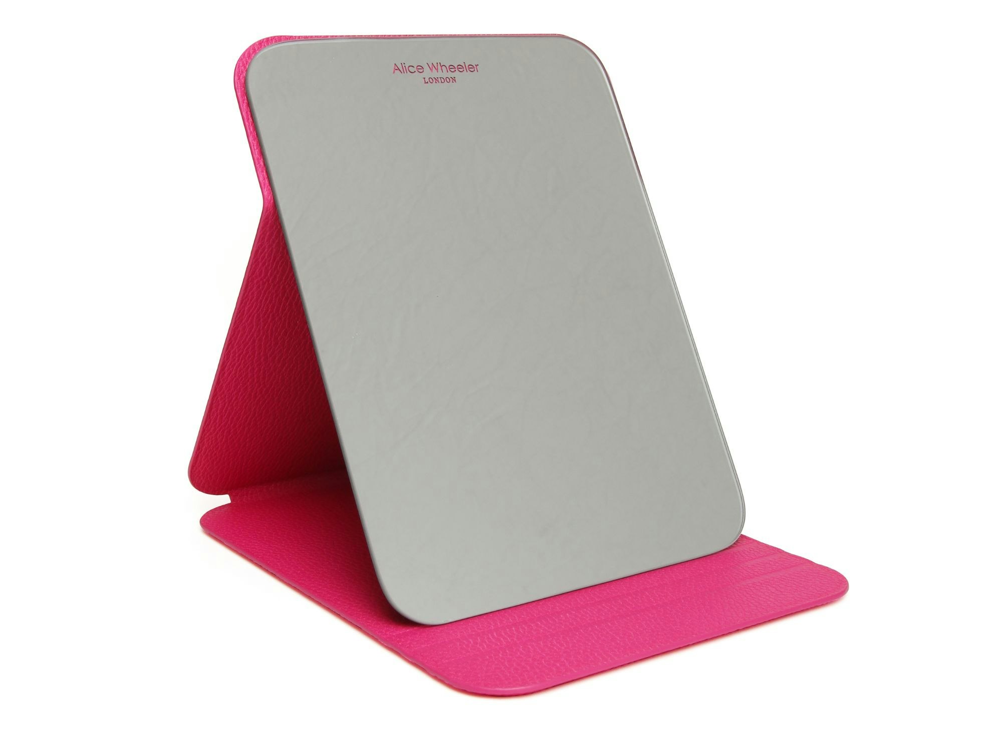 Alice Wheeler Pink Folding Travel Vanity Mirror Boxed For Gifting - Hot