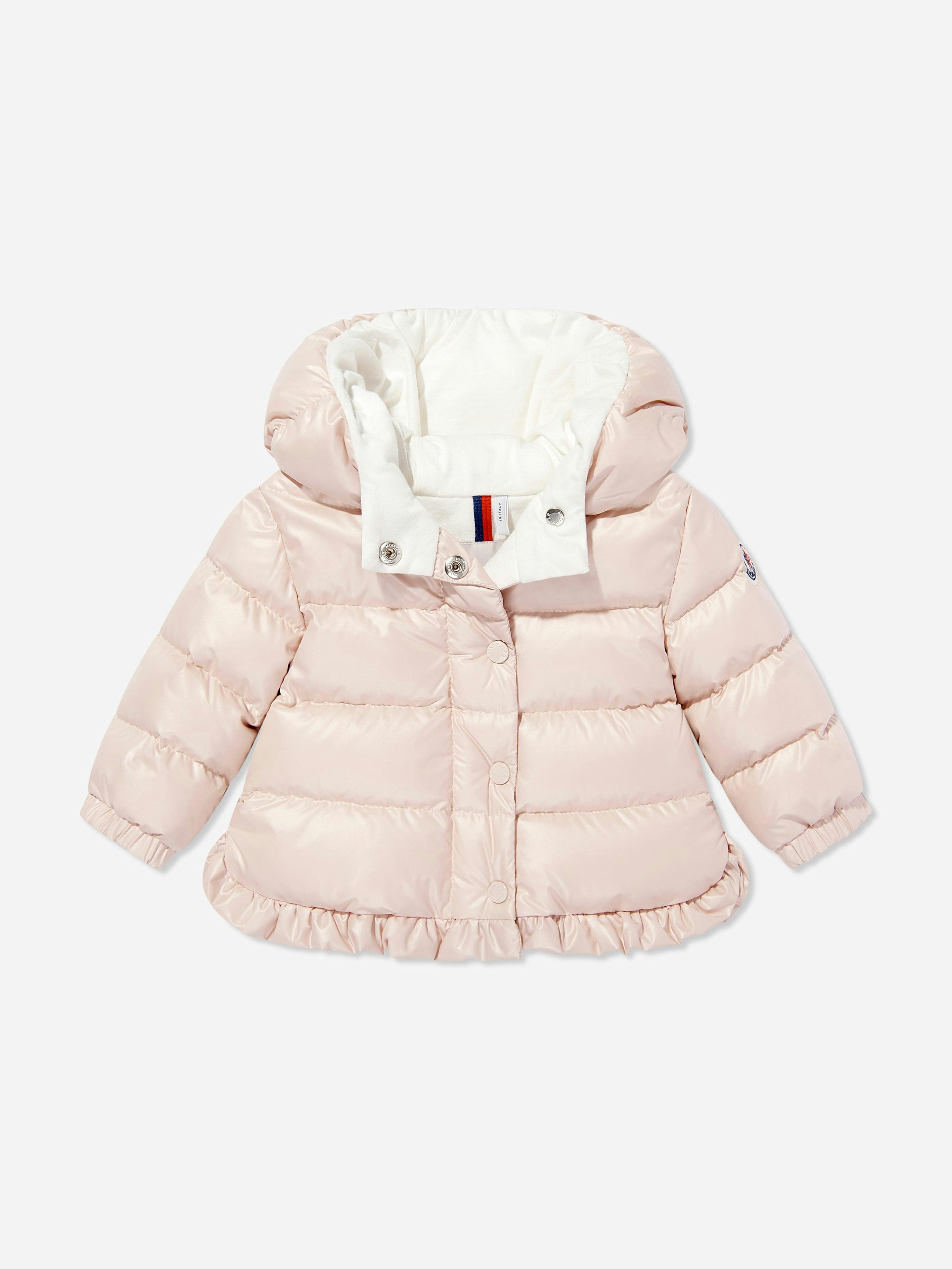 Moncler Enfant Women's Pink Baby Girls Tazui Down Padded Jacket In - 3 Yrs
