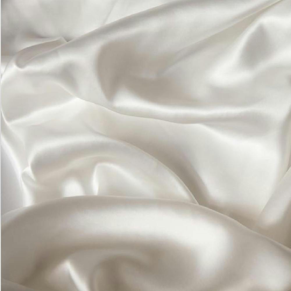 Belledorm Ivory 100% Mulberry Silk Flat Sheet - Single - 100% Silk