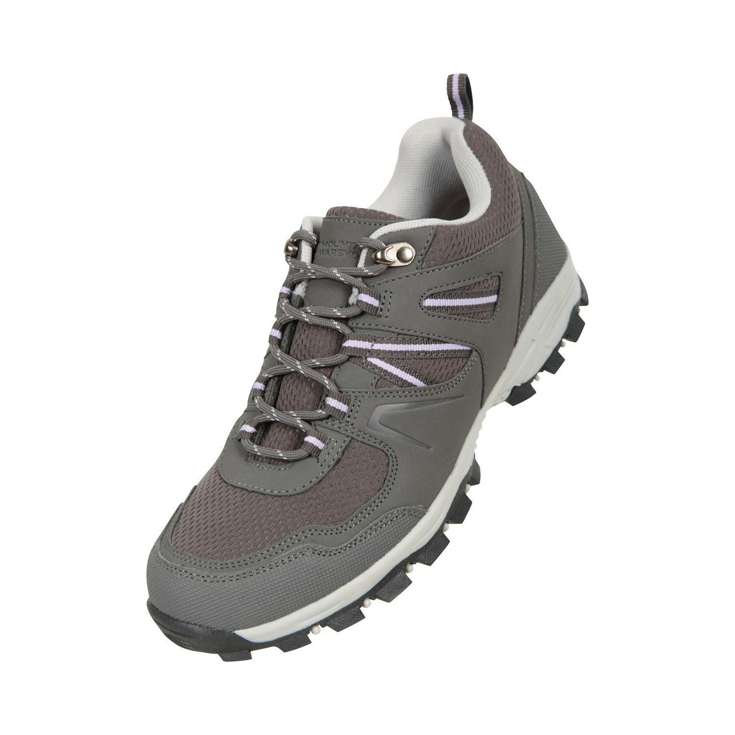 Mountain Warehouse Women's Grey Mcleod Wide Walking Shoes - Size 8 Uk