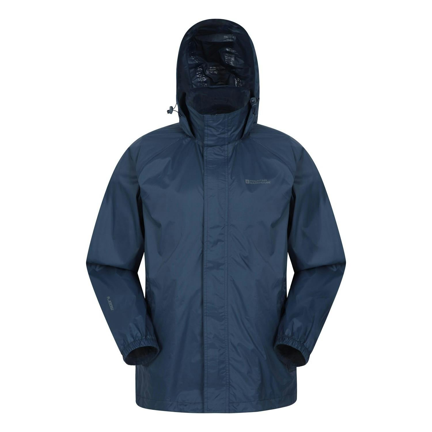 Mountain Warehouse Men's Pakka Ii Waterproof Jacket - Navy - 4XL - Navy - 100% Polyamide