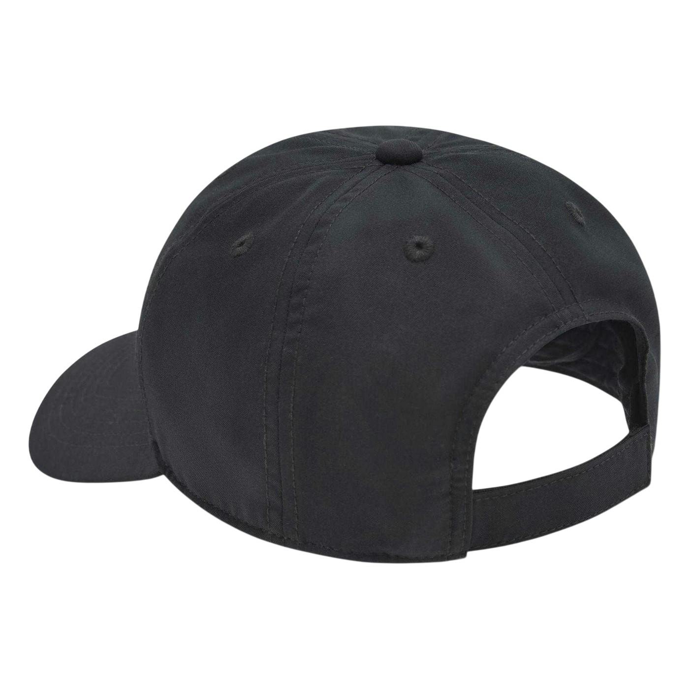 Nike Black Childrens/Kids Metal Swoosh Fabric Baseball Cap - One Size - 100% Mixed