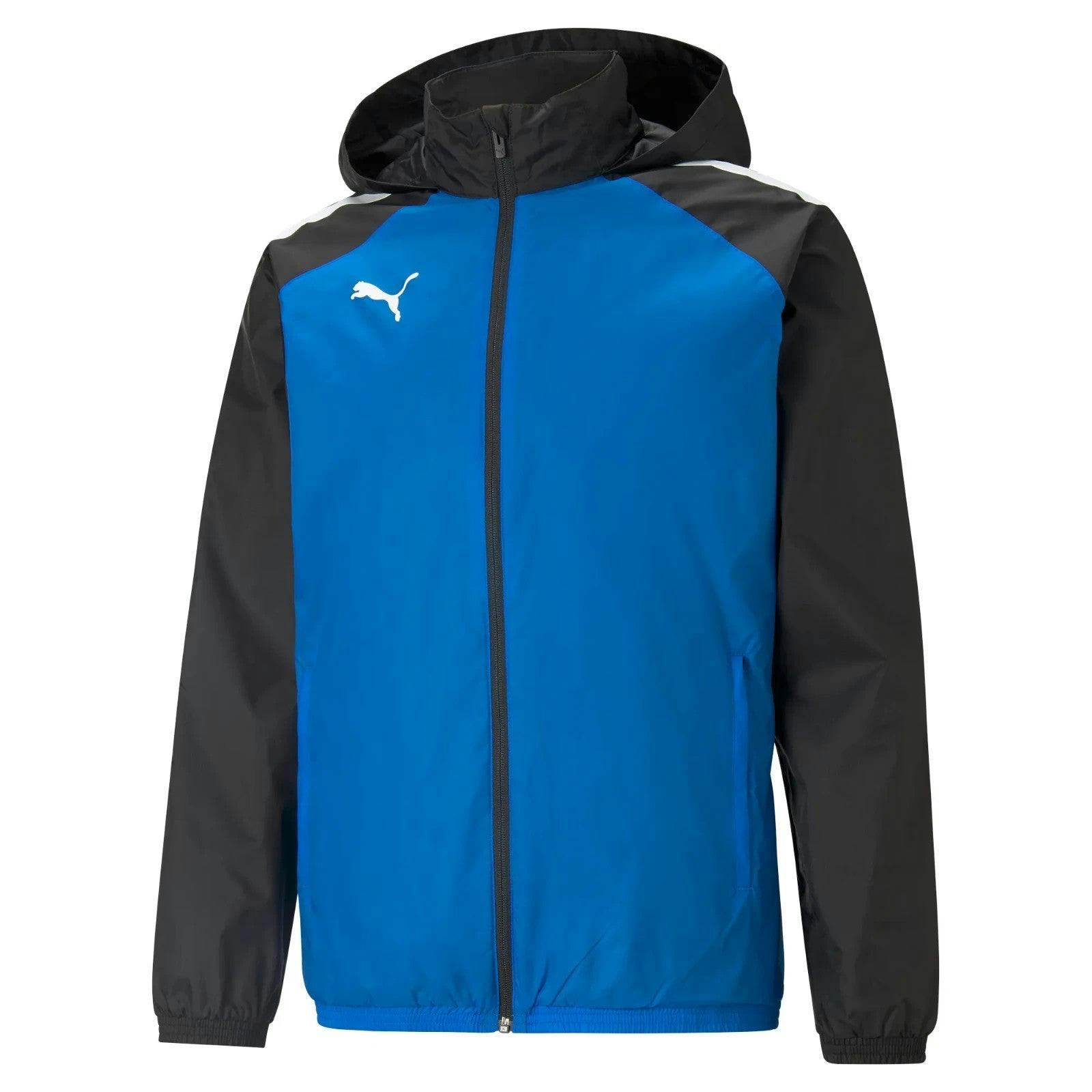 Puma Men's Blue Teamliga All Weather Rain Jacket Waterproof Coat 657245 - Xl