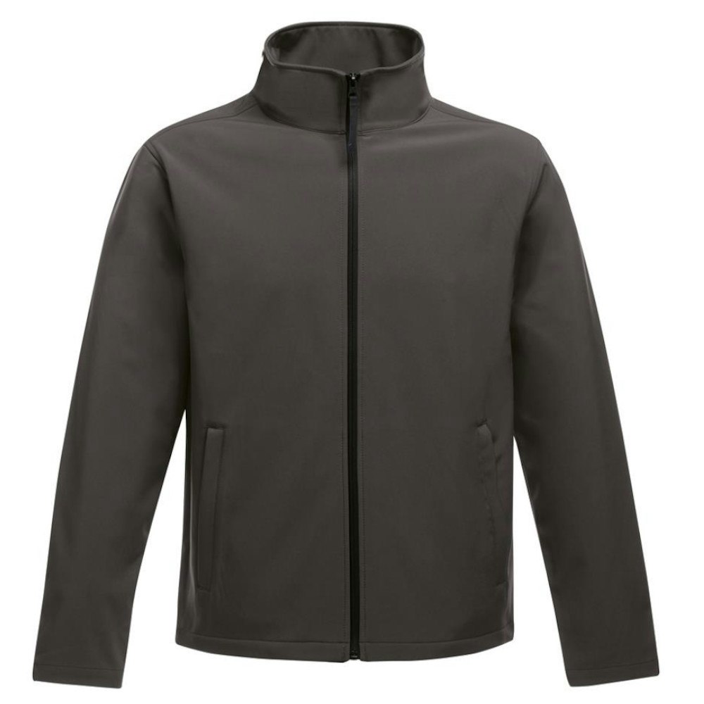 Regatta Men's Grey/Black Standout Ablaze Printable Soft Shell Jacket - Seal - Seal - 3XL
