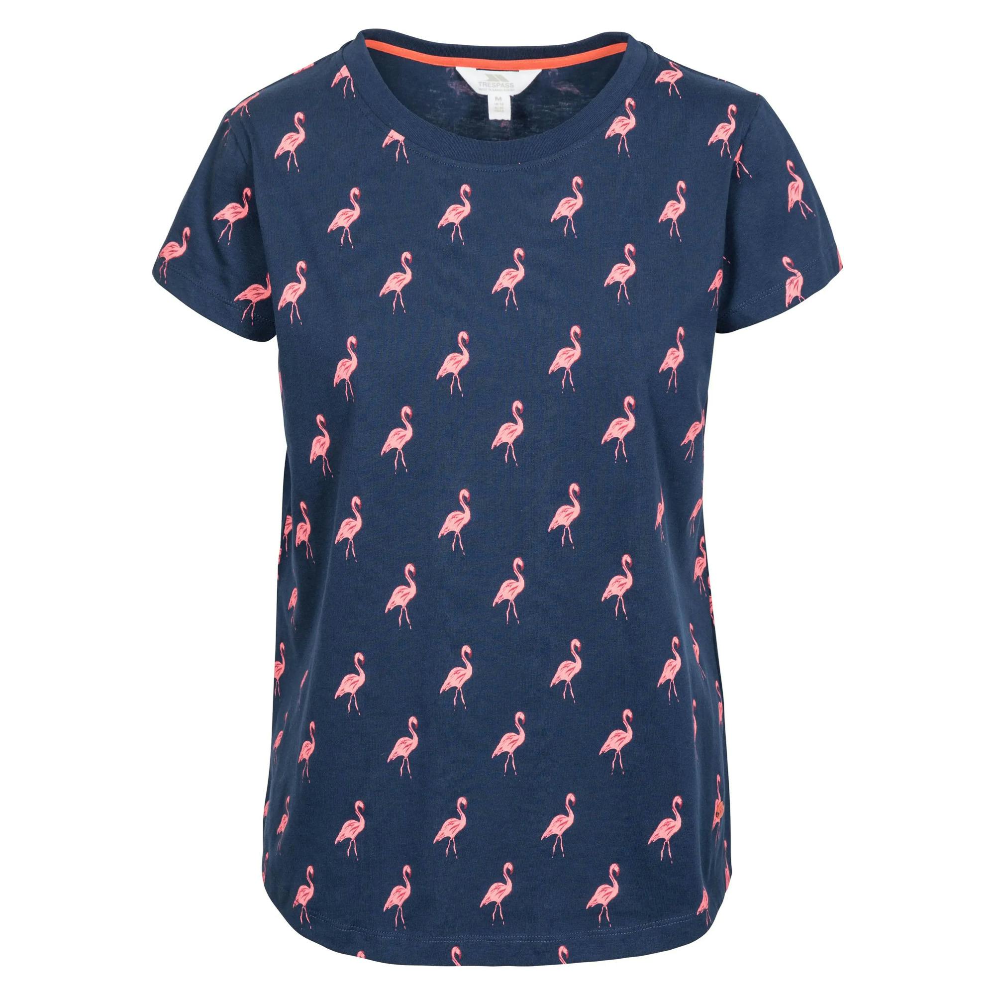 Trespass Womens Carolyn Short Sleeved Patterned T Shirt - Multicolour - Size Medium - Image 4
