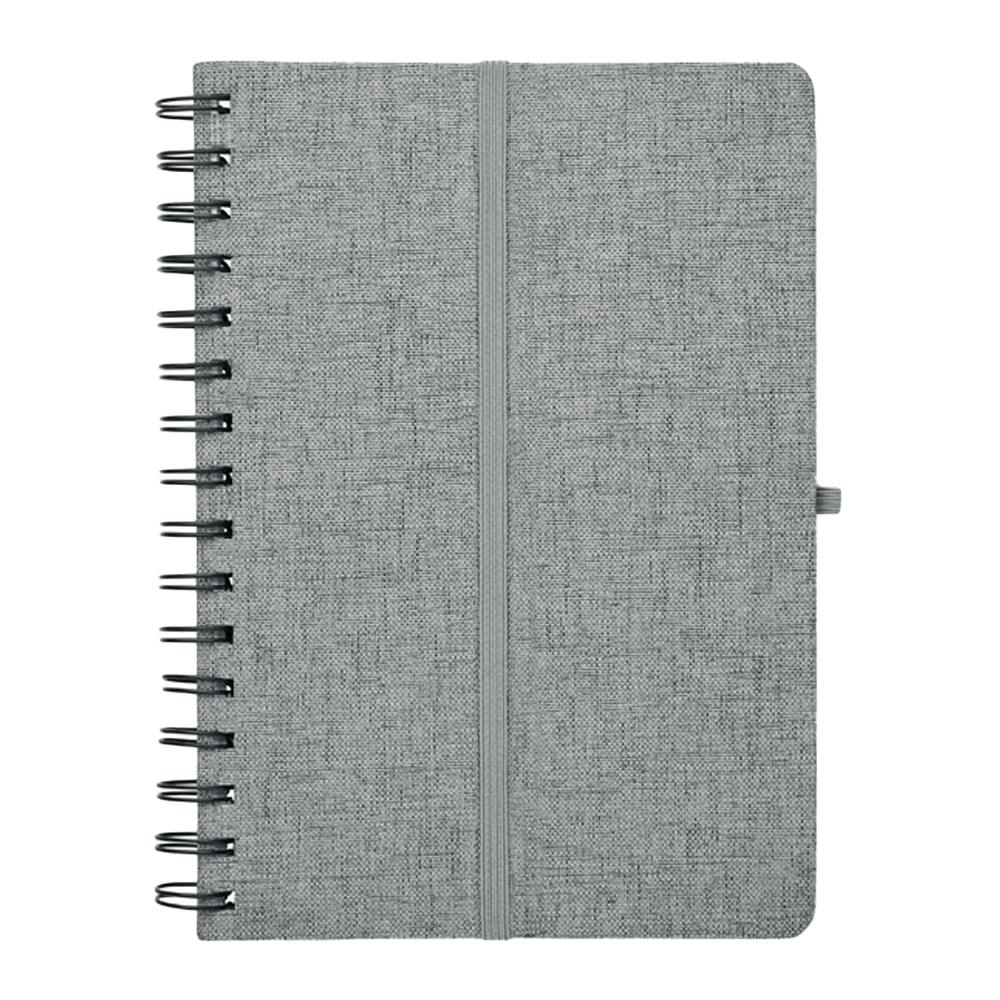Midocean Grey Strata A5 Notebook - 1.5Cm X 14.7Cm X 21Cm