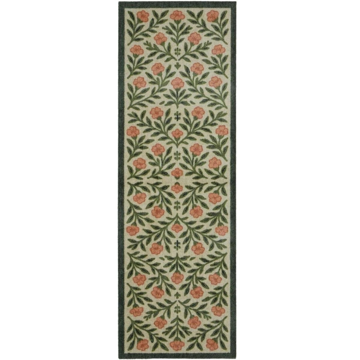 Rackhams Washable Botanical Indoor Mat - 50X150 Cm