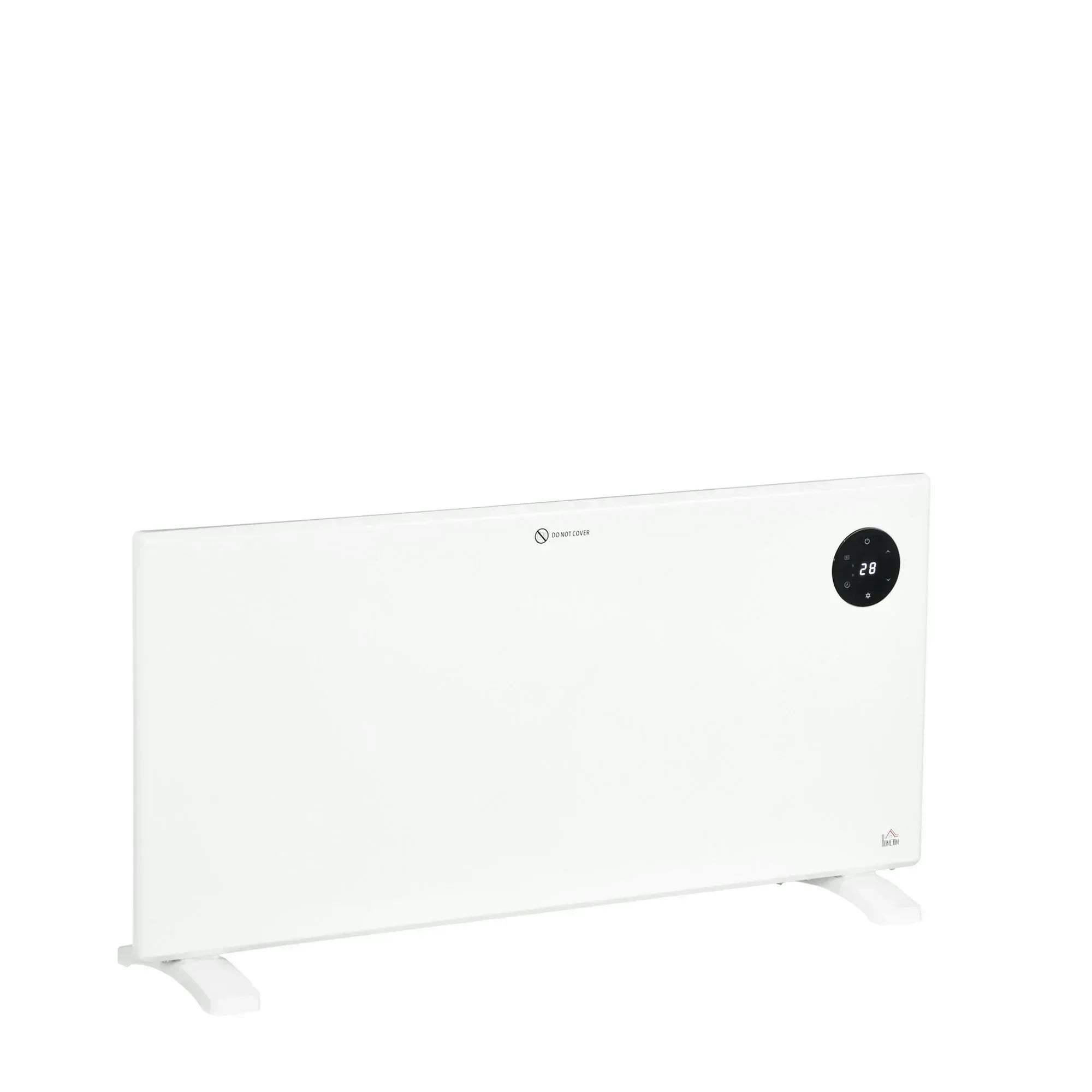 Homcom White 2000W Electric Convector Heater, Quiet Space Heater With Led Display, - Image 6