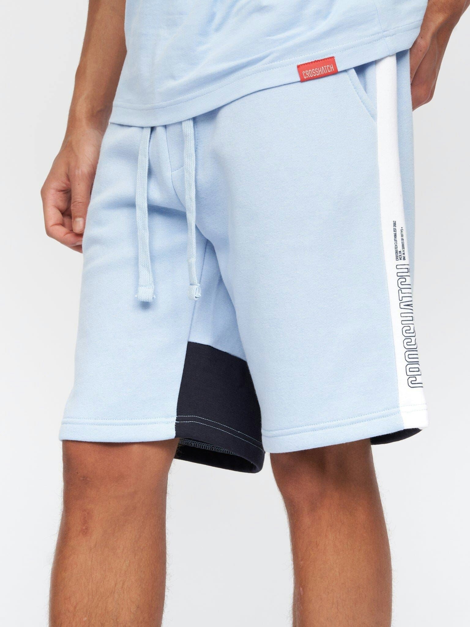 Crosshatch Men's Light/Blue Compounds Shorts Navy/ - Navy/ - Small