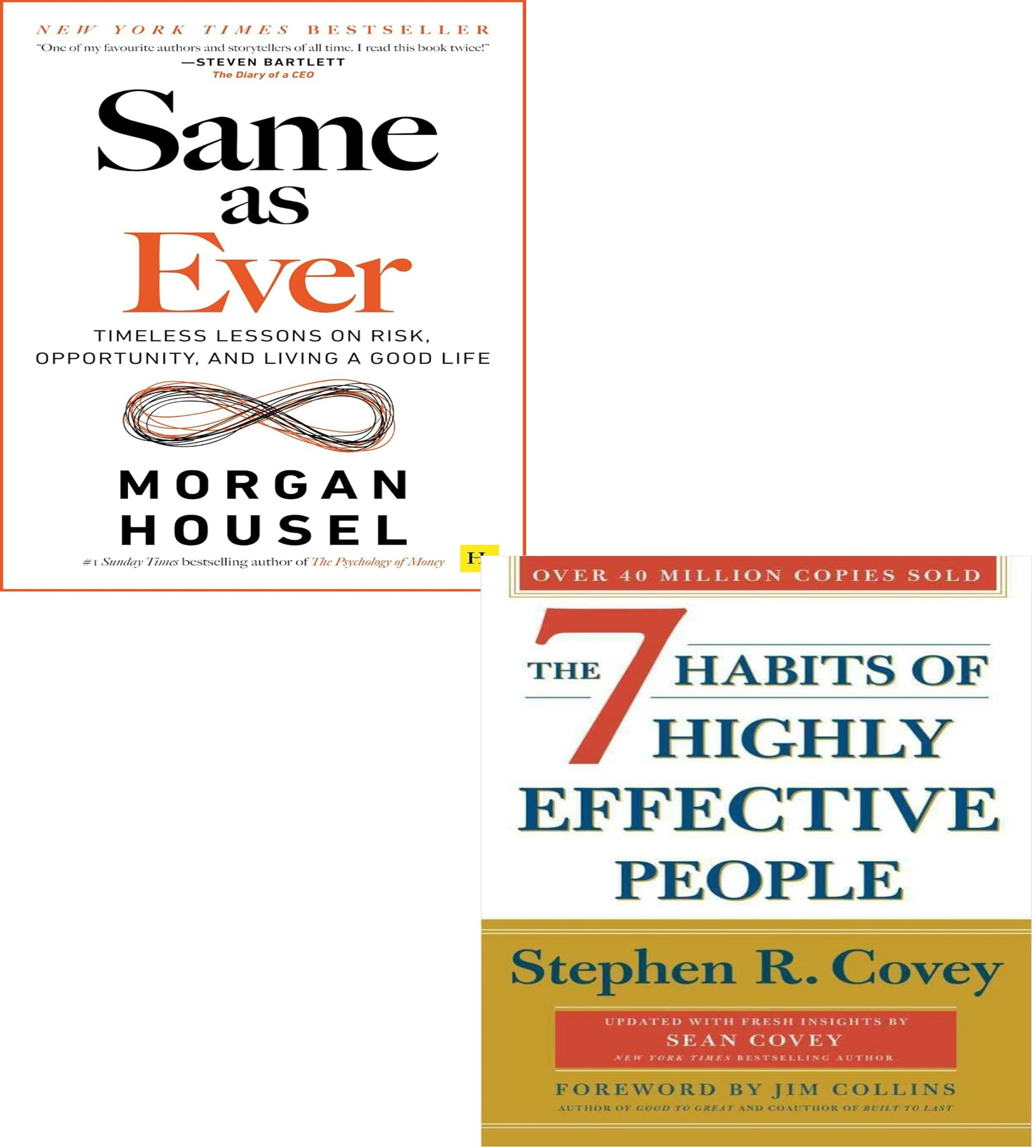 Various Publishers Same As Ever, The 7 Habits Of Highly Effective People 2 Books Collection Set