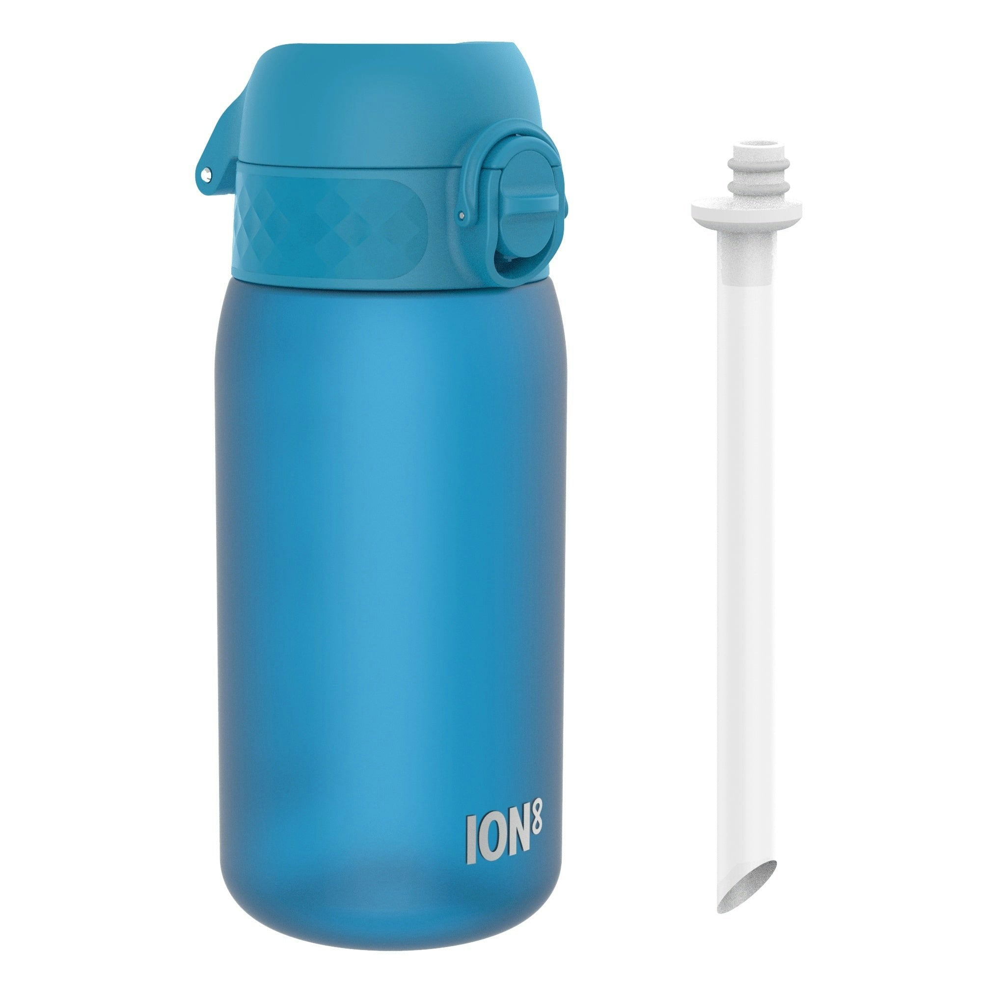 Rackhams Blue Leak Proof Small Water Bottle With Straw, Recyclon, 350Ml (12Oz)