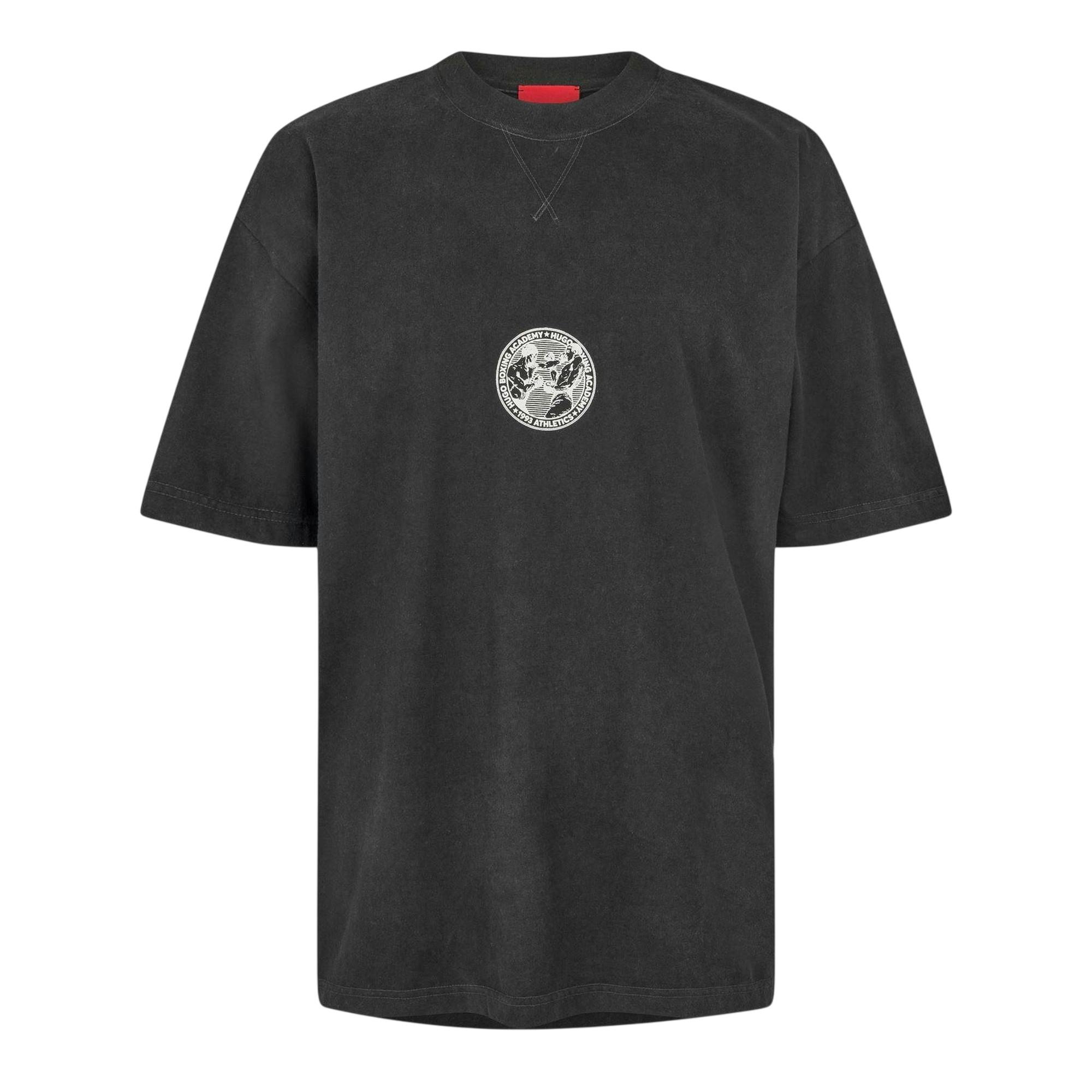Hugo Unisex Black Adult Dwresto T-Shirt - Xl - 100% Cotton