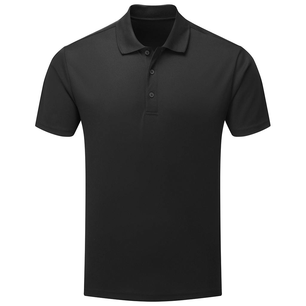 Premier Men's Black Polo Shirt In | Size: 2XL - Image 3