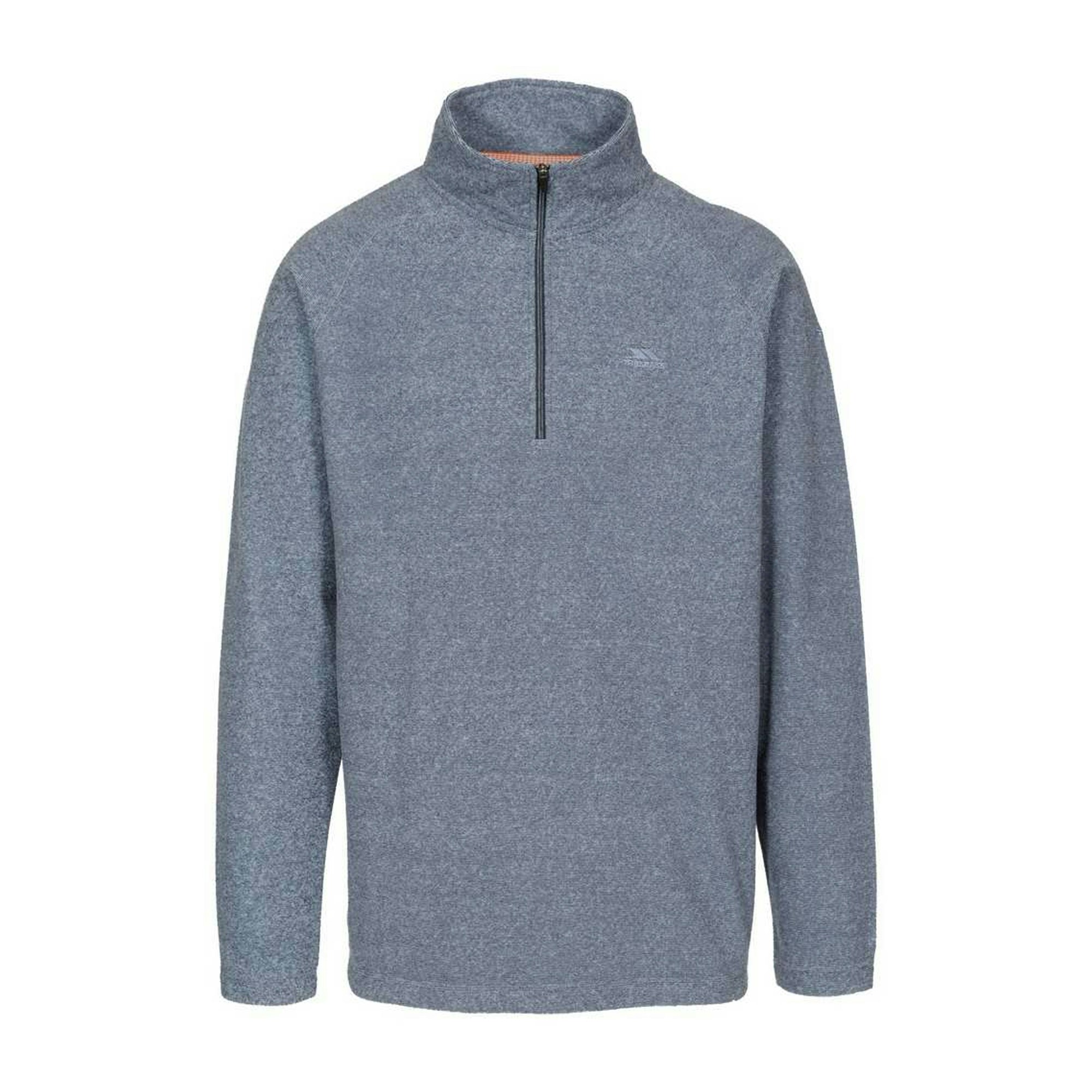 Trespass Men's Keynote Anti Pilling 1/4 Zip Fleece Top - Navy - Navy - Large