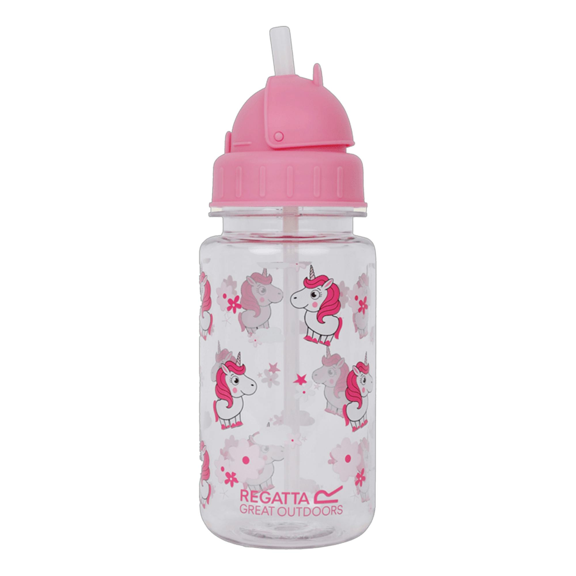Regatta Pink Luna The Unicorn Straw Tritan 0.35L Water Bottle - Sweet - Sweet - One Size