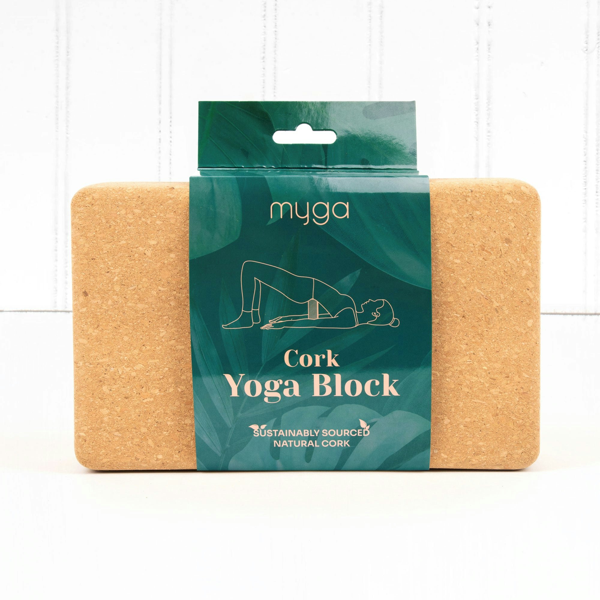 Myga Cork Eco Yoga Brick Block