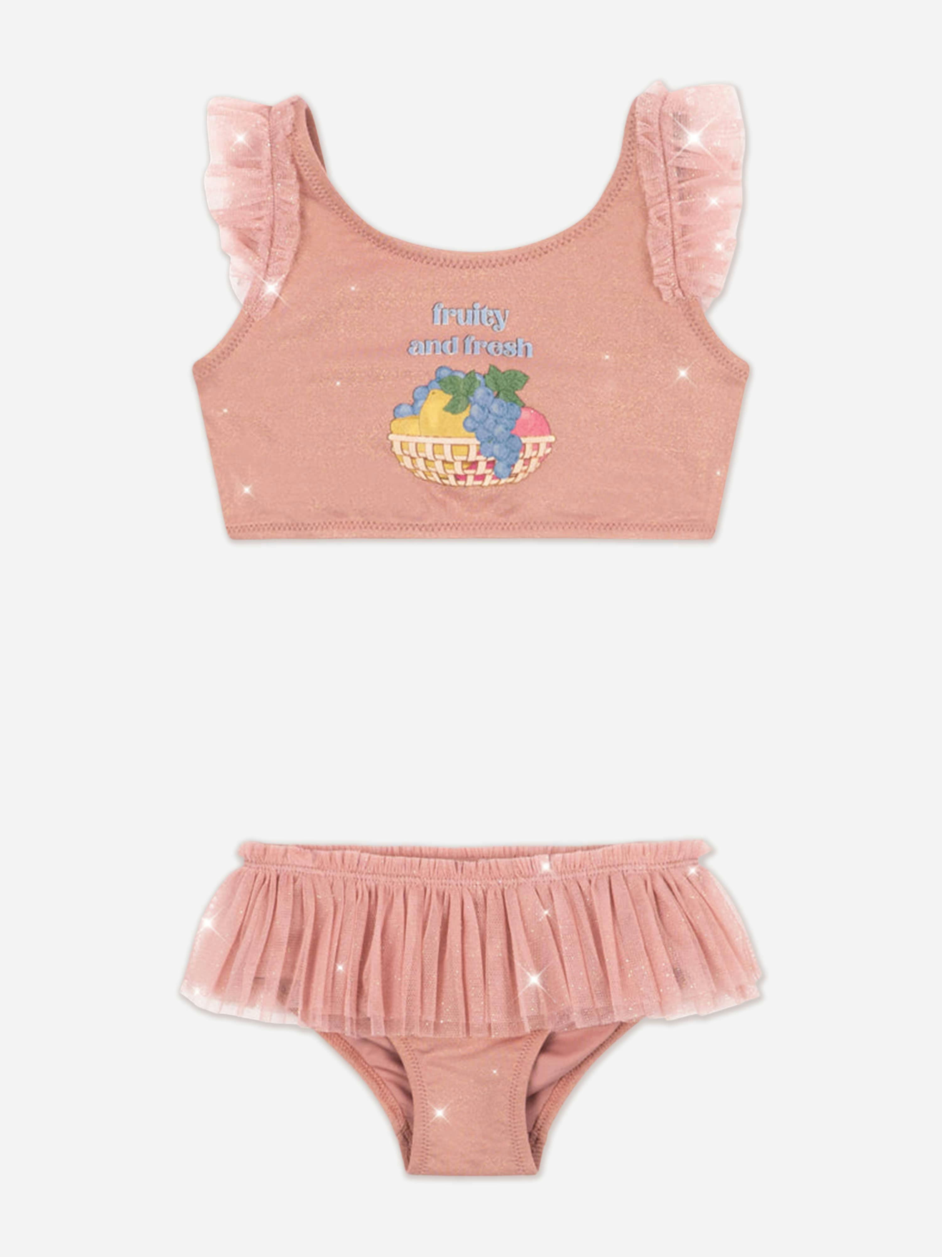 Konges Slojd Girls Pink Konges Sløjd Amandine Bikini In - 12 Months