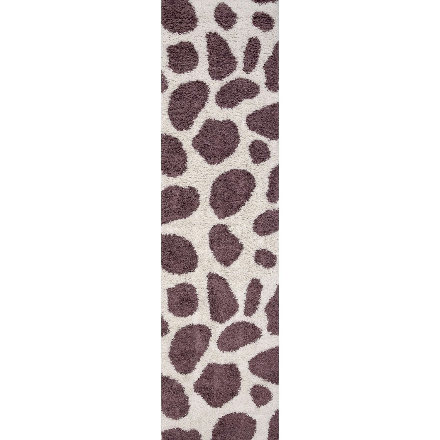 Rackhams Purple Moodi Shaggy Nimbus Rug - 80X300 Cm