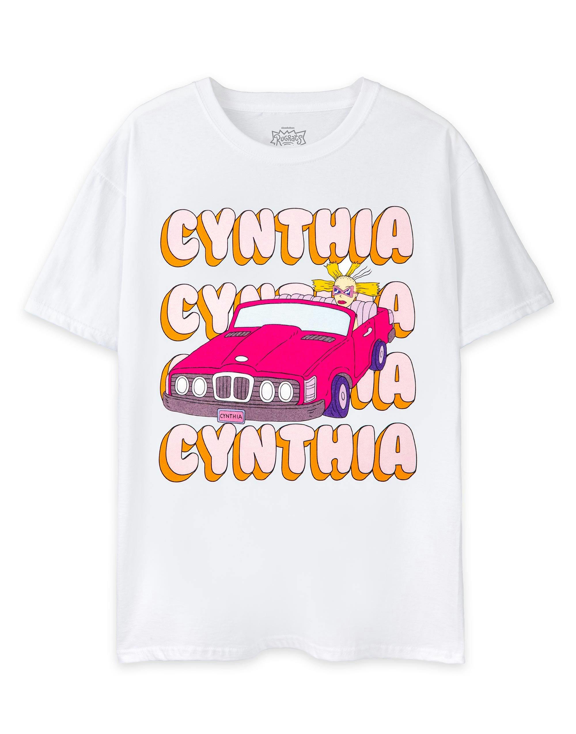 Vanilla Underground Women's White Rugrats Cynthia Car Short Sleeved T-Shirt - XX-Large