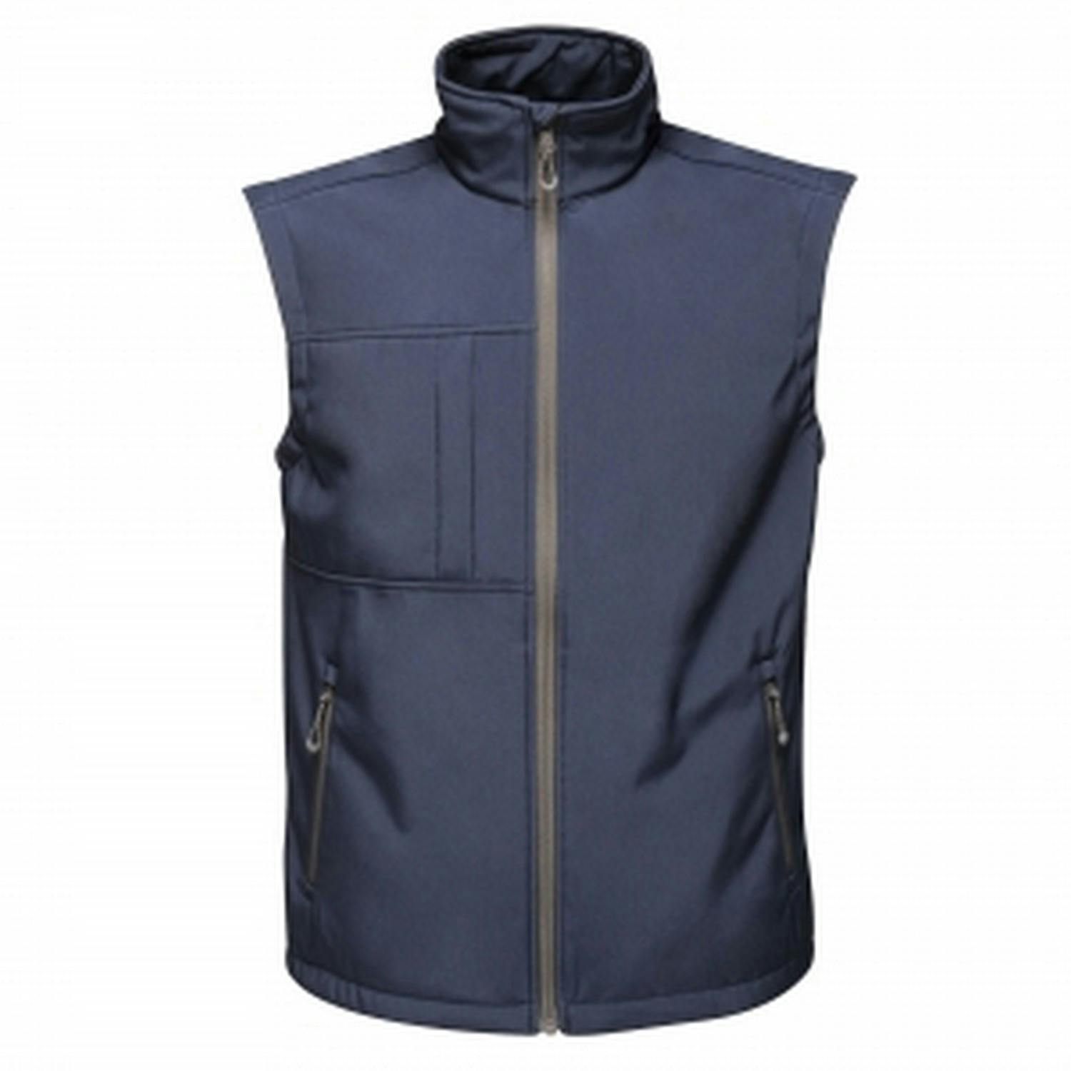 Regatta Men's Professional Softshell 3 Layer Body Warmer - Navy - 4XL - Navy - 100% Polyester