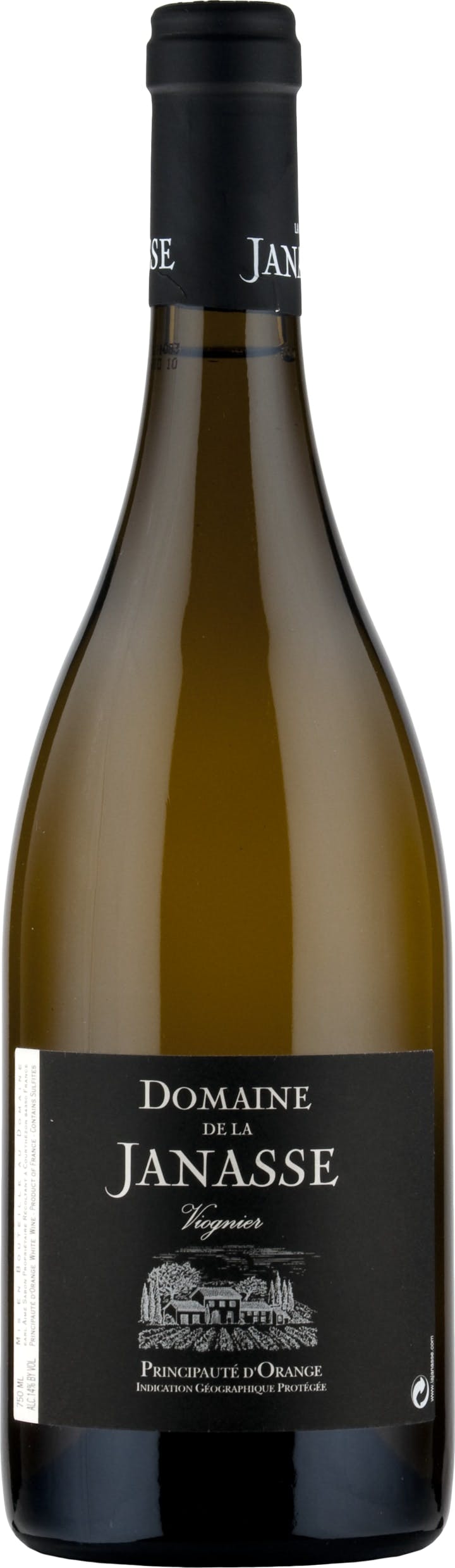 Various Wine White/Peach Domaine De La Janasse Organic Viognier 2024 75Cl - Pack Of 6