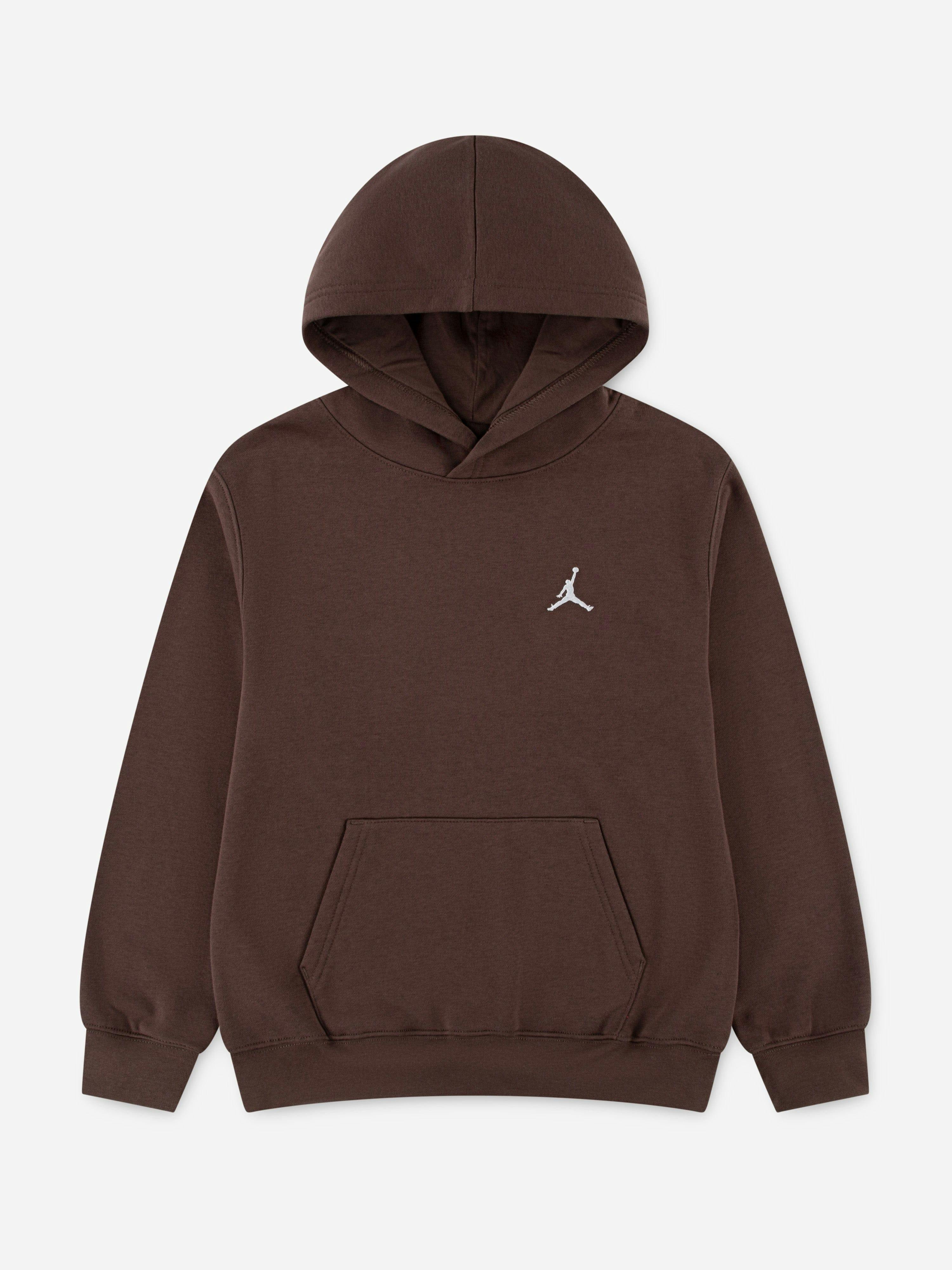 Jordan Boys Brown Mj Brooklyn Fleece Po Hoodie In - 10 - 12 Yrs