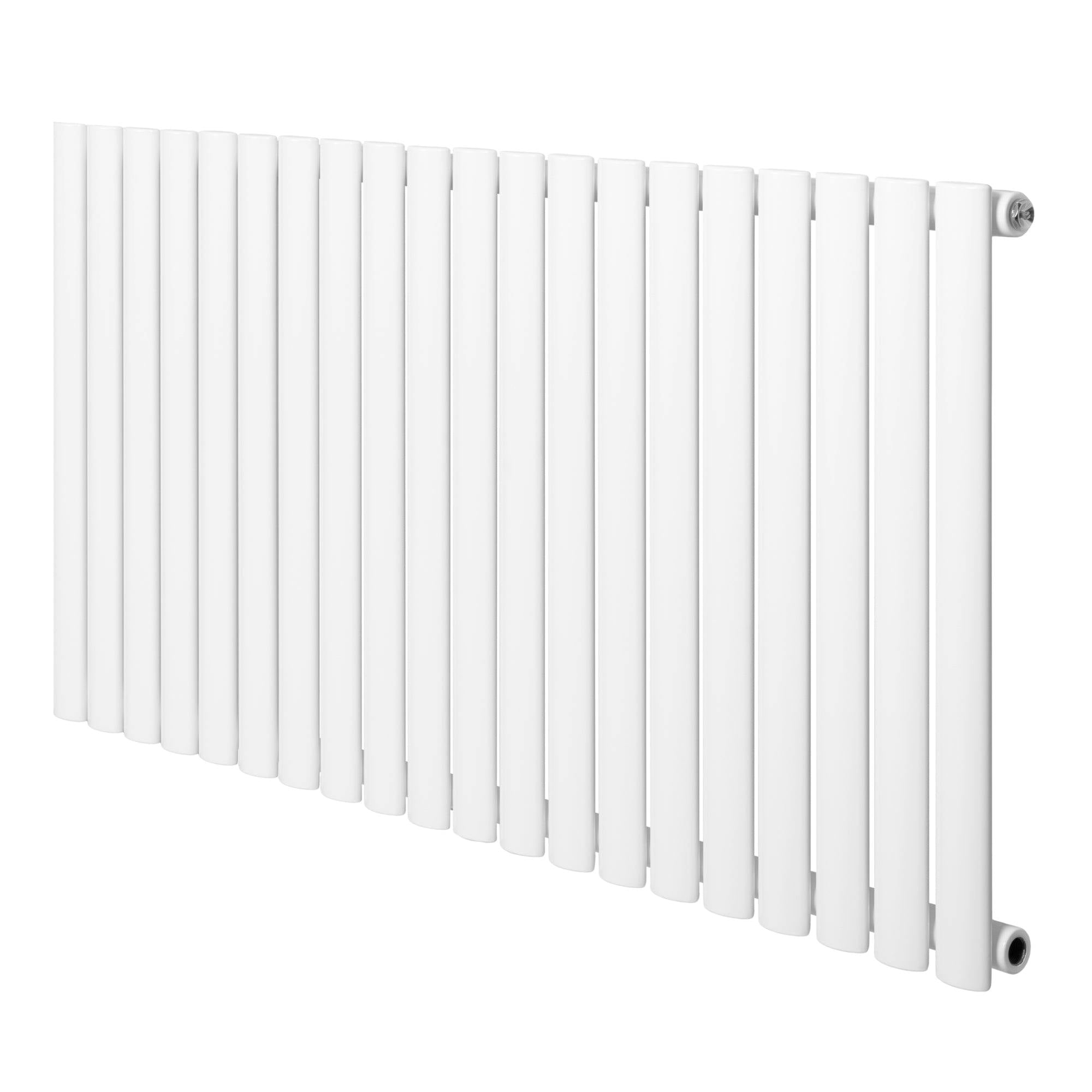 Monstershop White Oval Single Column Radiator - 600 X 1200Mm