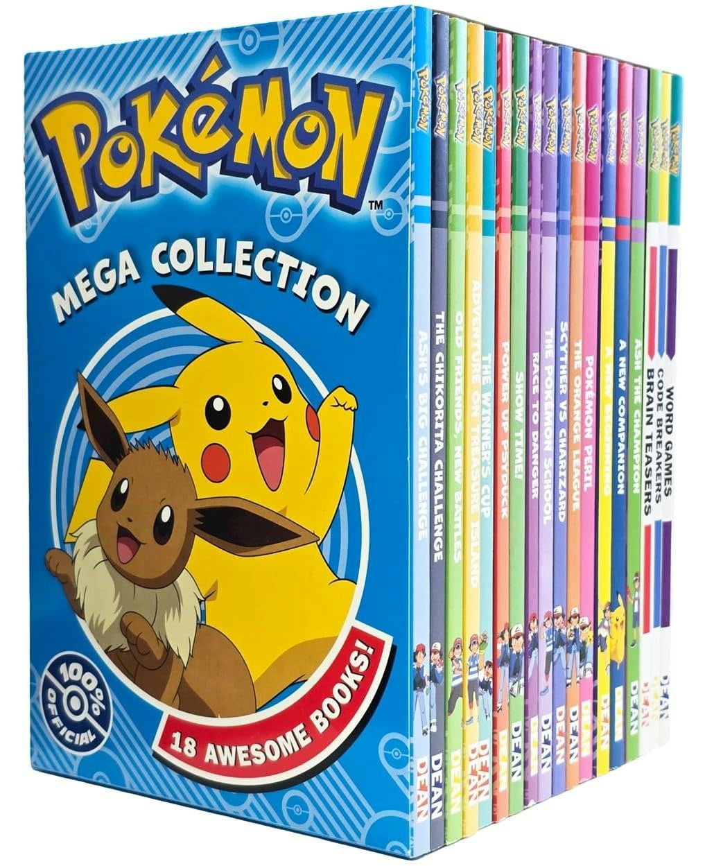 Harpercollins Orange Pokemon Mega Collection 18 Books Box Set - Ash The Champion, Code Breakers, Brain Teasers - Paperback - Ages 5-8 - Gift Set For Pokemon Fans - Image 15