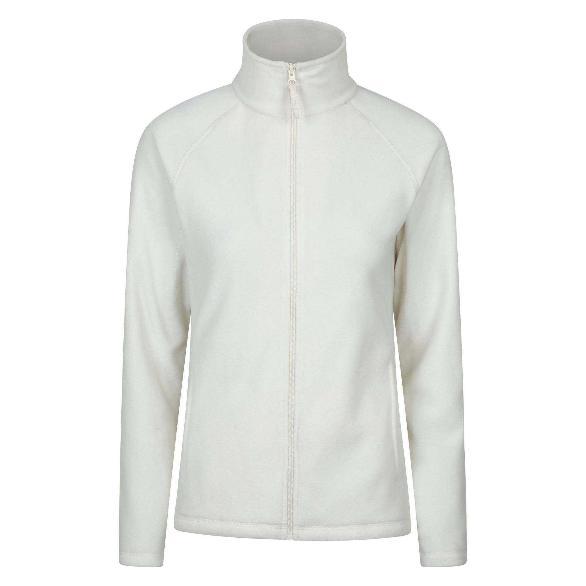 Mountain Warehouse Women's Beige Raso Fleece Jacket - 8 Uk - 100% Mixed