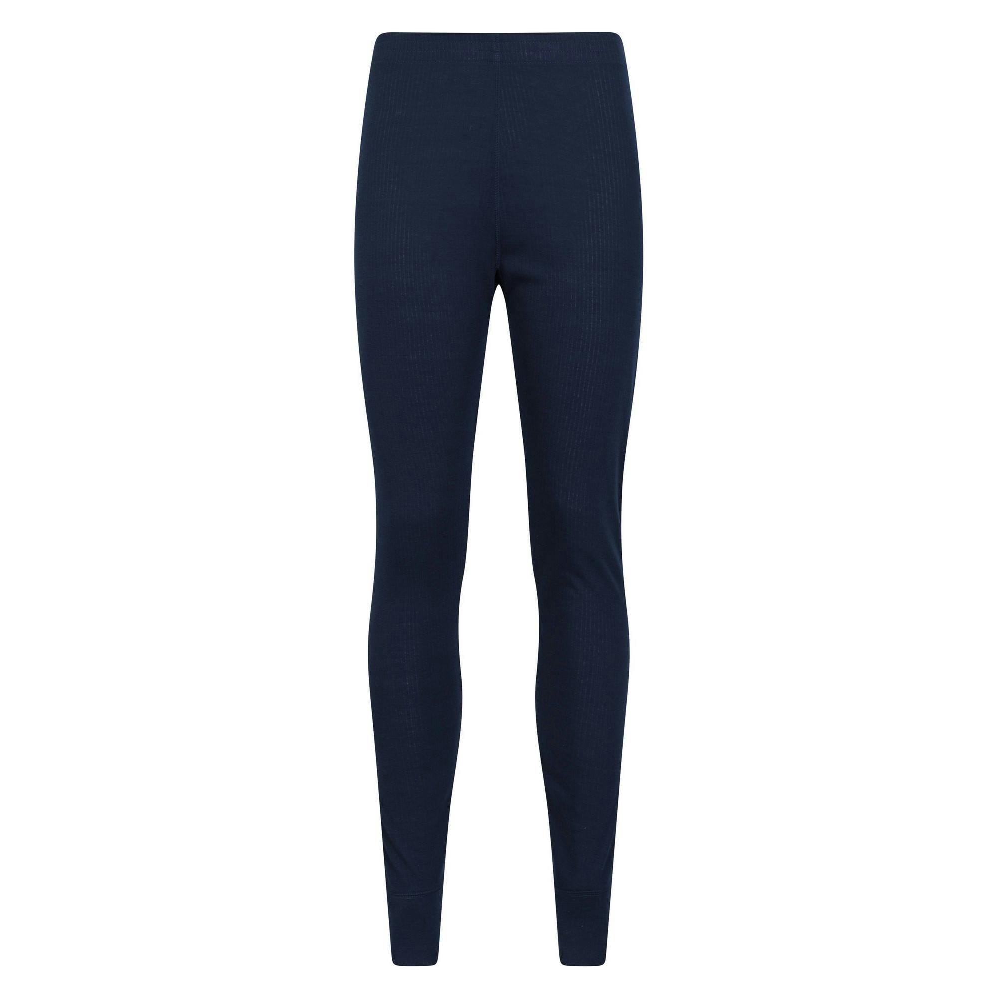 Mountain Warehouse Women's Talus Base Layer Bottoms - Navy - 10 Uk - Navy - 100% Polyester