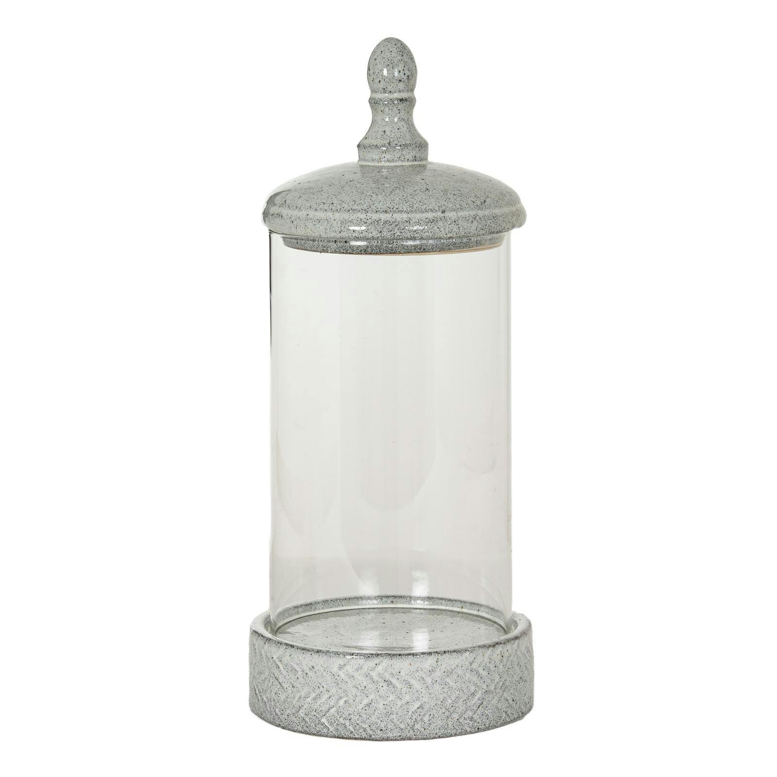 Rackhams White Sona Hurricane Lantern - 50Cm X 21Cm X 21Cm - 100% Mixed