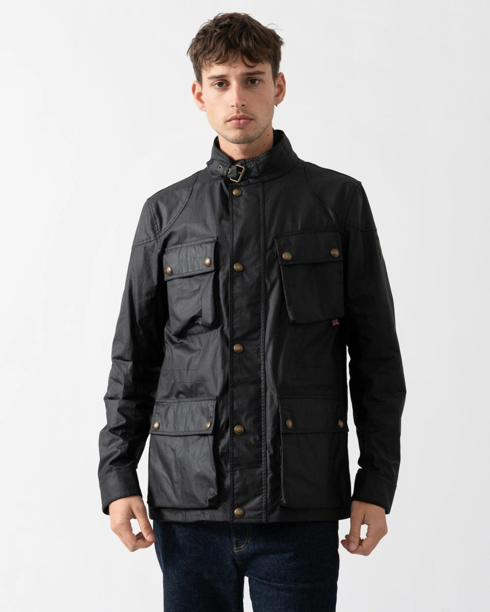 Belstaff Men's Black Fieldmaster Jacket - Uk44 Eu54 Us44