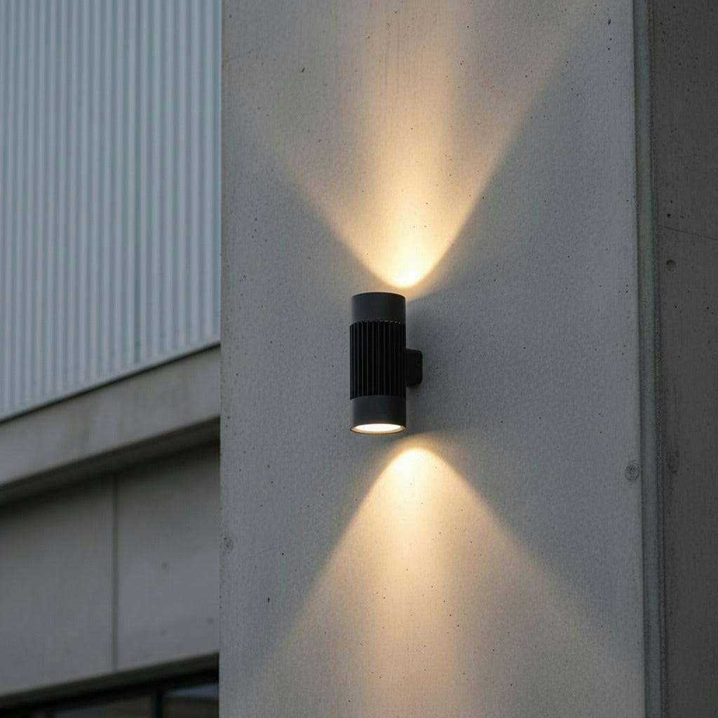 Ultra Beam Lighting Black/Light 40 Watt Led Large Exterior Wall