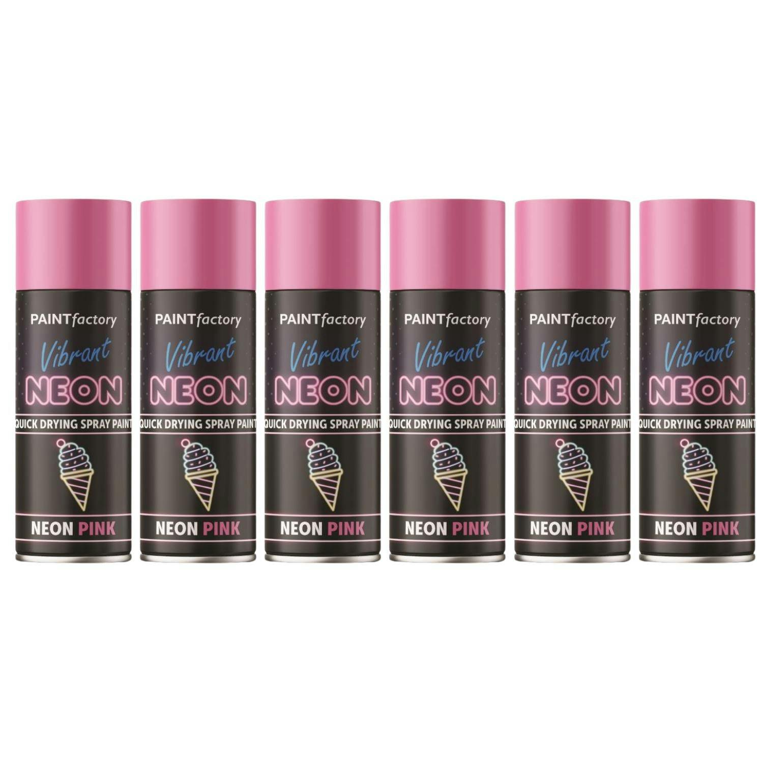 Rackhams Pink 4X Fluorescent Neon Spray Paint 200Ml - Image 19