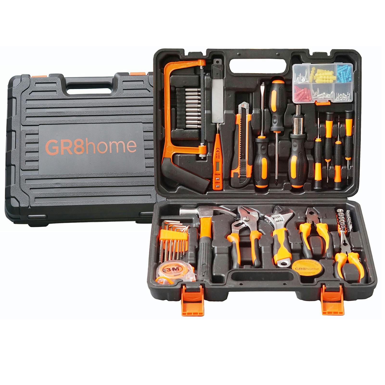 B&Q -  Hand Tool Kit Set 160 Pcs General Household With Portable Storage Tool Box Case - Image 3