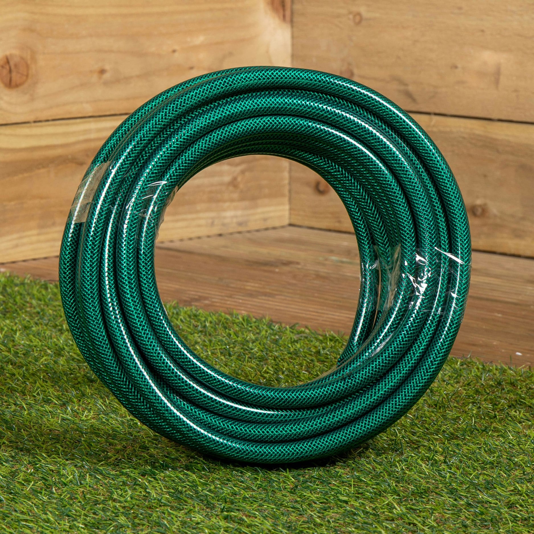 Rackhams Green 15M Reinforced Garden Hose Pipe / Hosepipe In