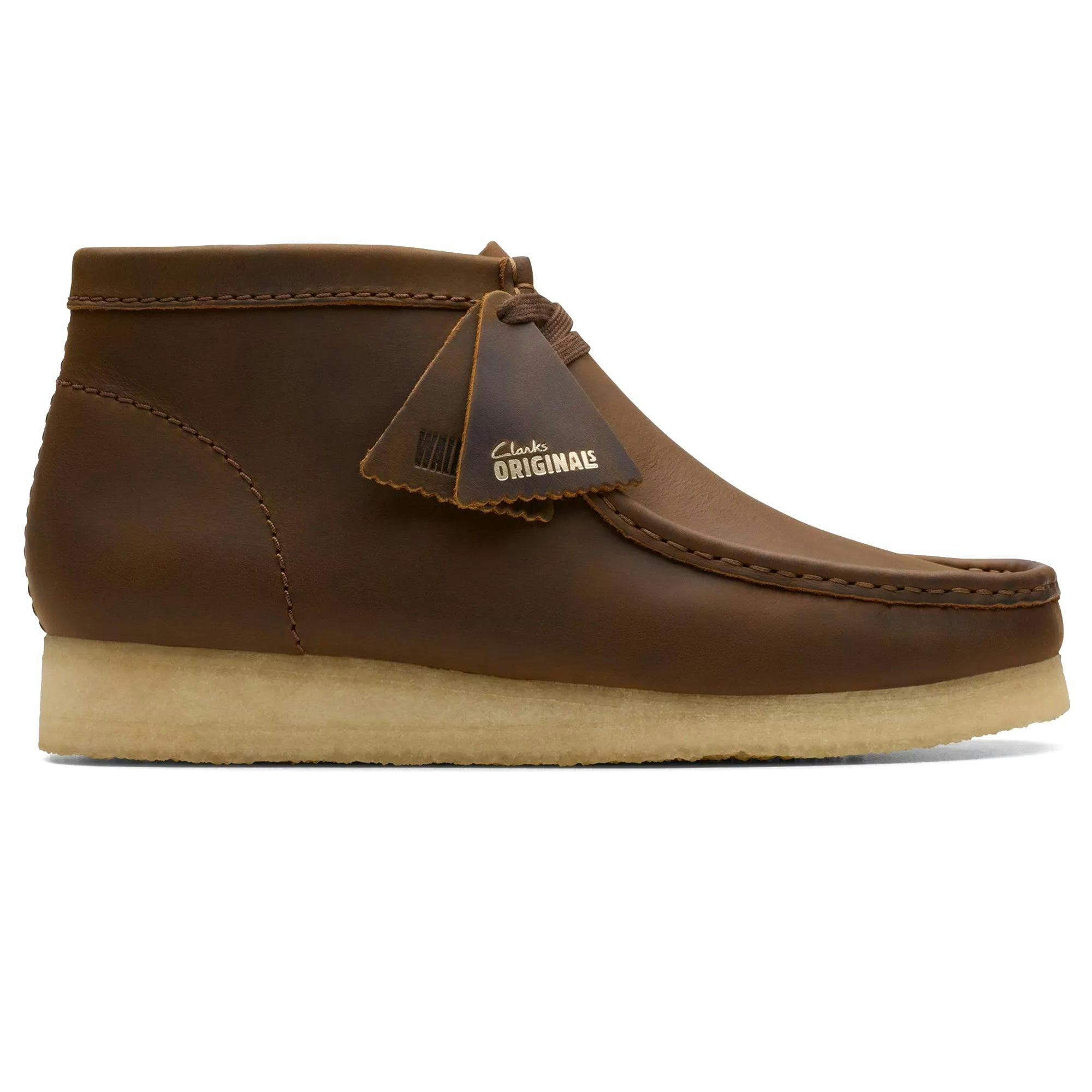 Clarks Originals Wallabee Boot - Beeswax Leather - Uk 10