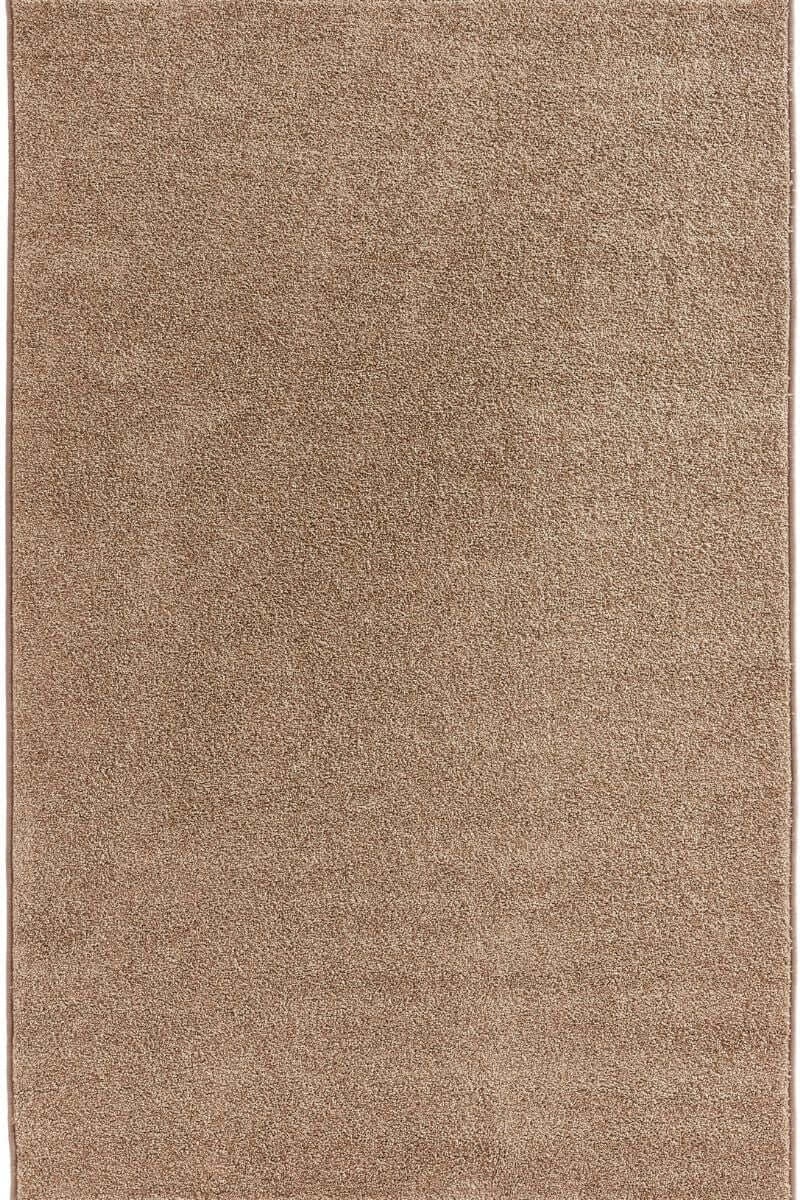 Rackhams Beige Modern Plain Velour Rug - 160X240 Cm
