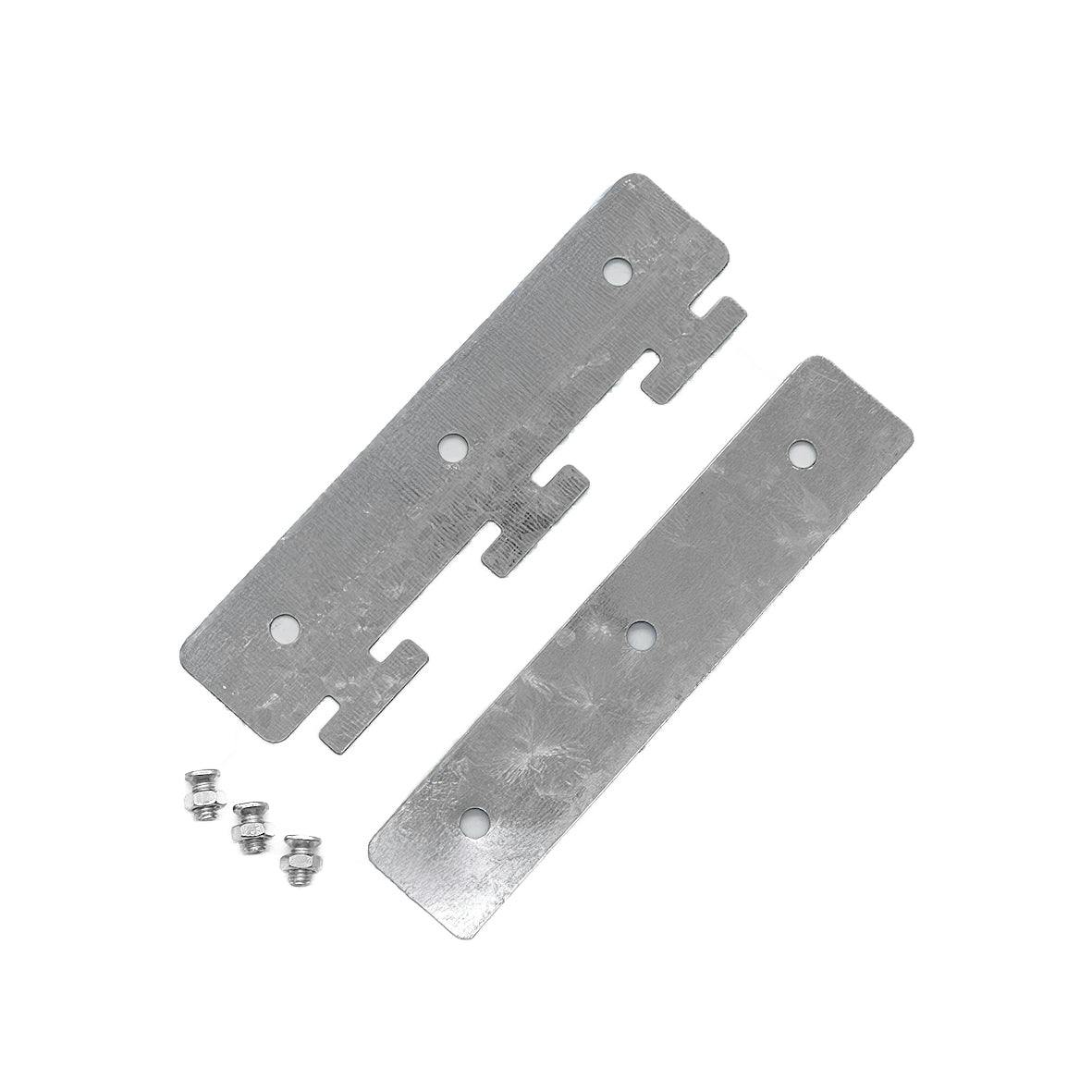 Nicoman Pvc Strip Curtain Hangers Steel Plate - Pack Of 2