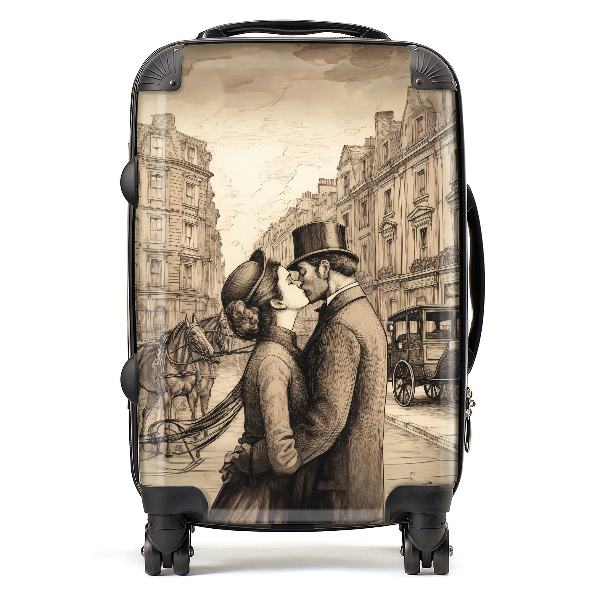 Warren Reed Sharing A Kiss Suitcase - Cabin