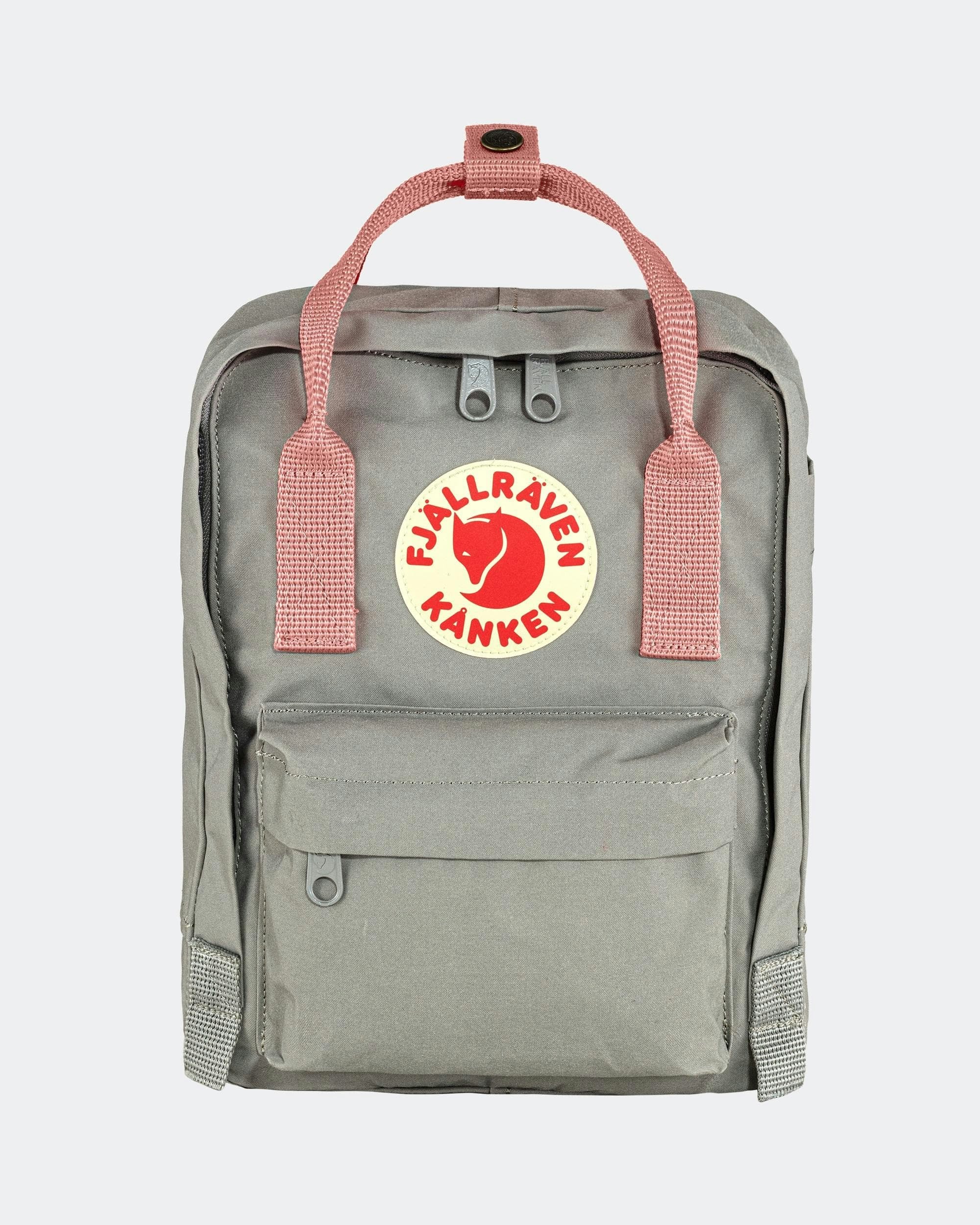Fjallraven Unisex Pink Kanken Mini Backpack - Fog- 021-312 - Fog- 021-312 - One Size