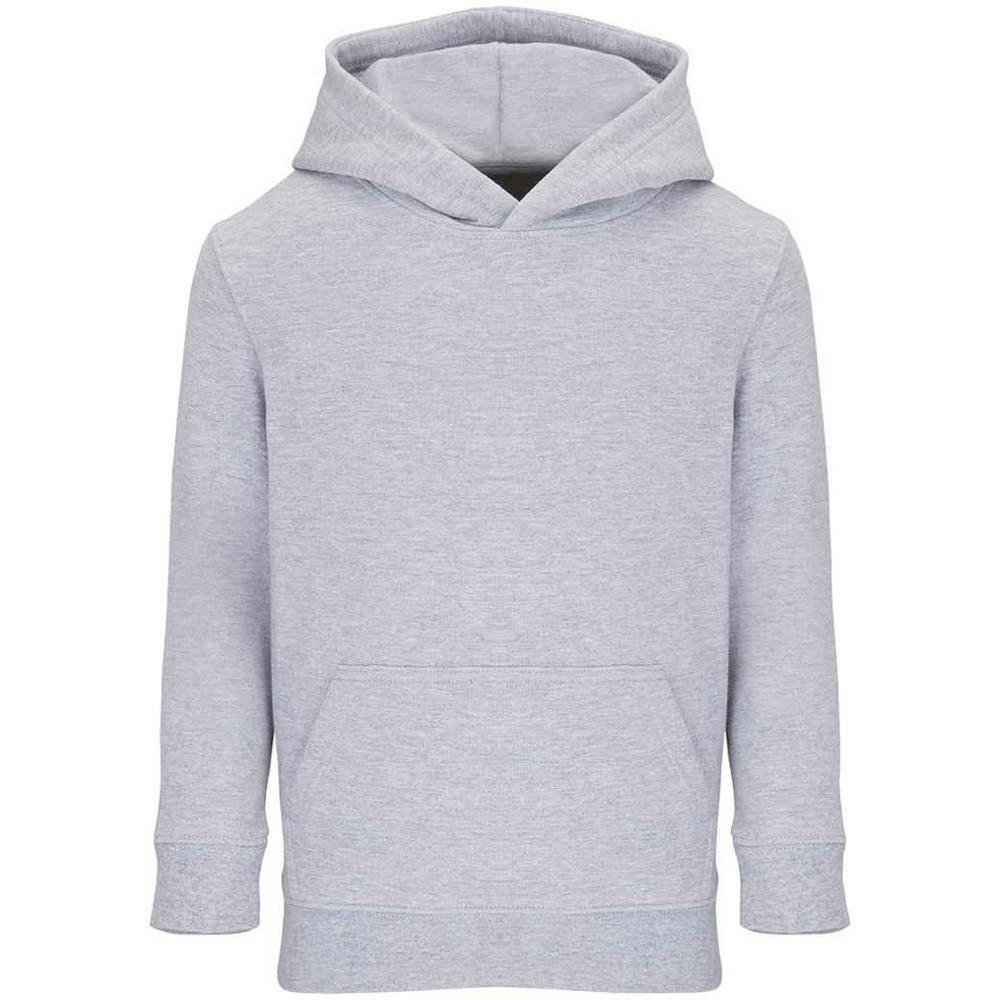 Sol's Unisex Kids Grey Condor Hoodie In | Size: 6 Years - Image 2