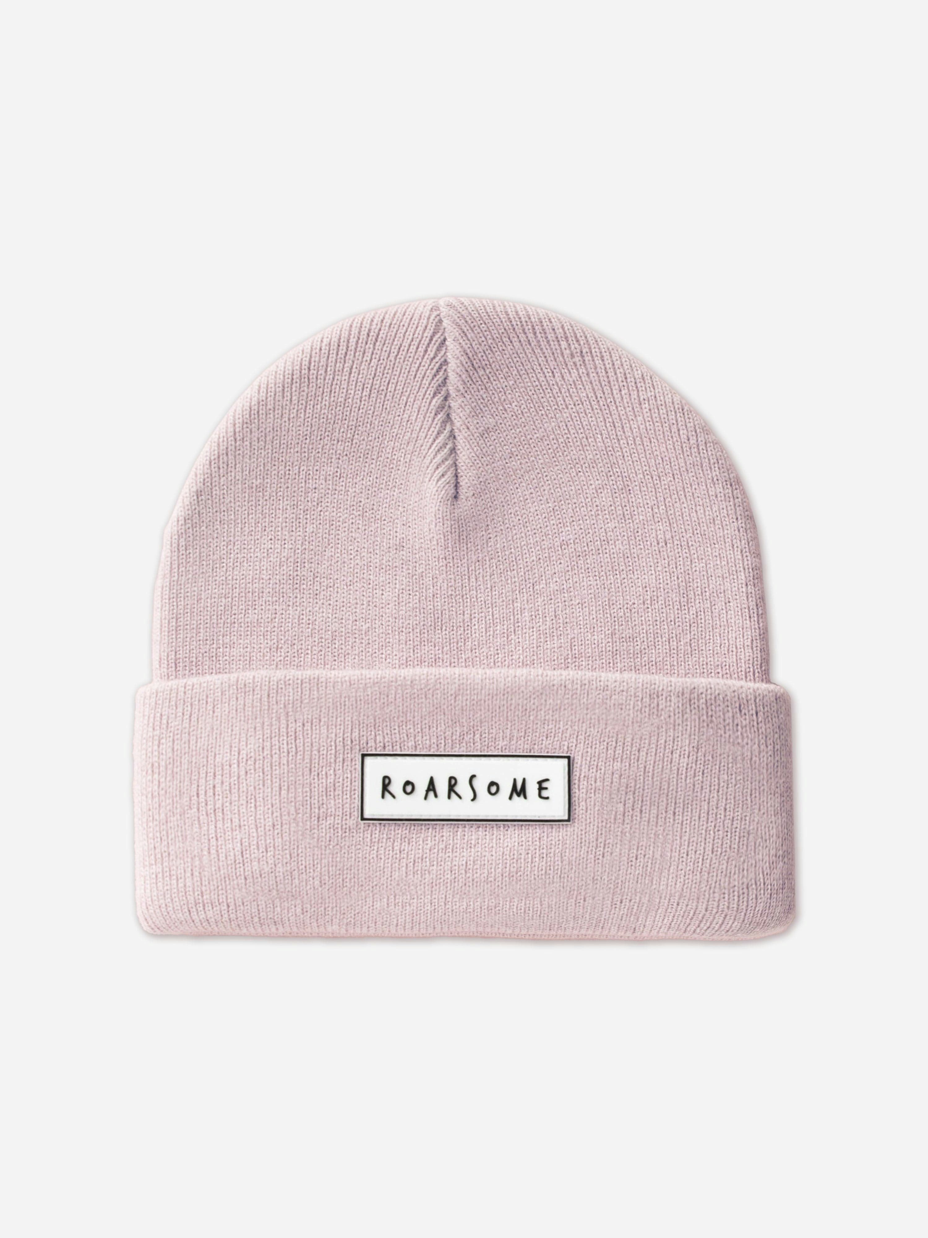 Roarsome Girls Pink Beanie Hat In - 4 - 8 Yrs