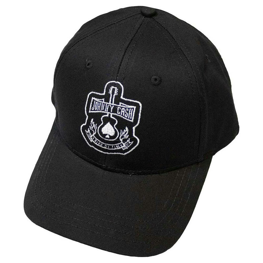Paradiso Clothing Unisex Black Paradiso Johnny Cash Guitar Logo Baseball Cap