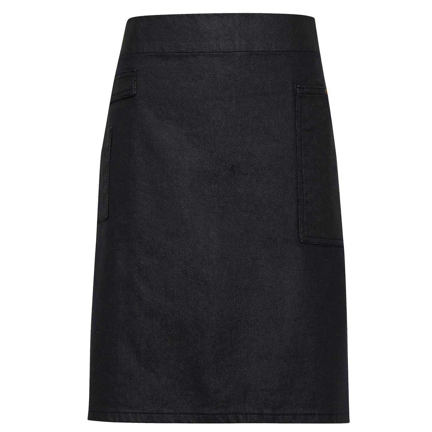 (One Size, Indigo Denim/Brown Denim) Premier Division Waist Apron - Image 2
