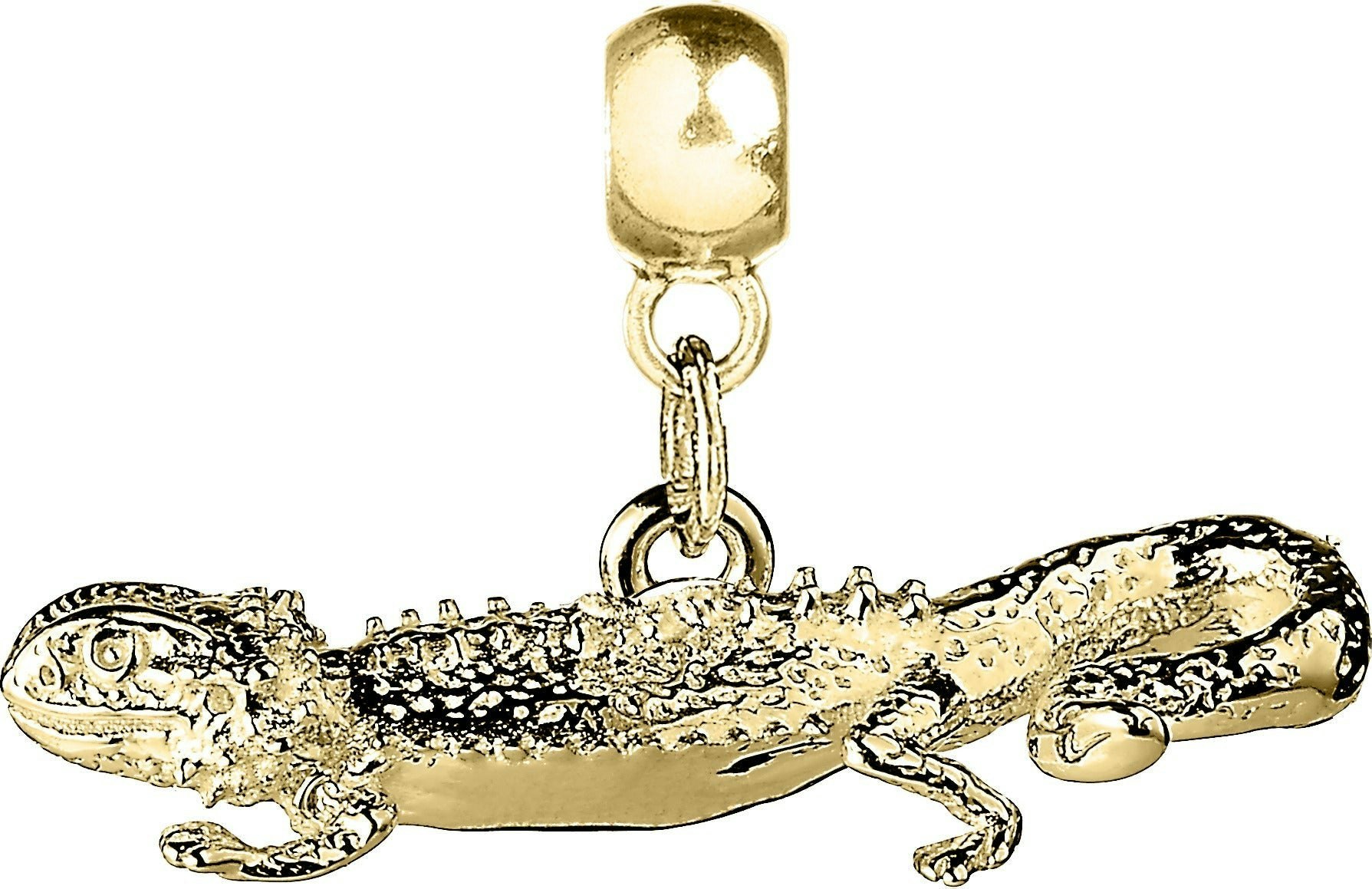 Mylee London Gold Bearded Dragon Charm - No - Slider Charm
