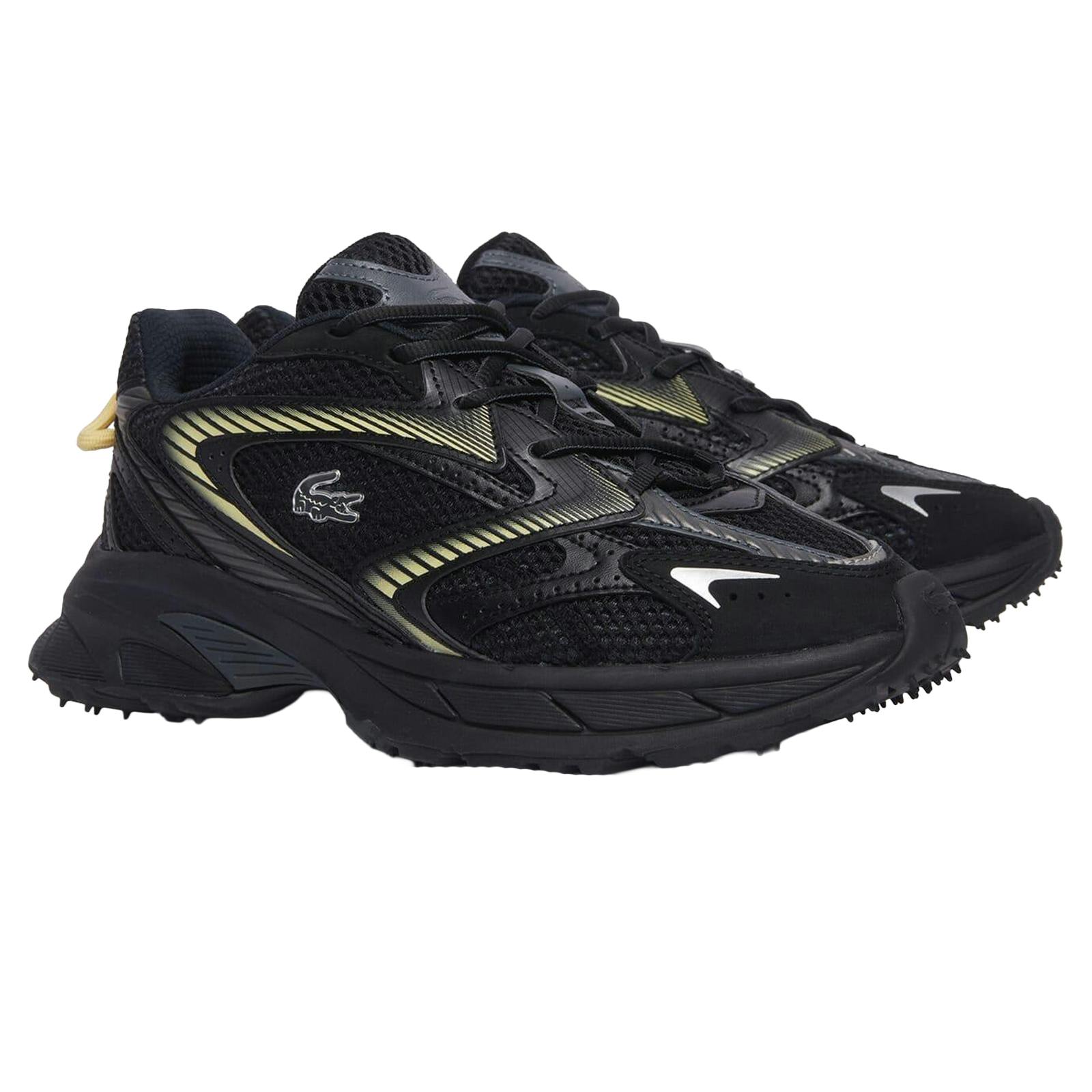 Lacoste Men's Black L003 Neo Shot Trainers - 8 Uk - 100% Mixed